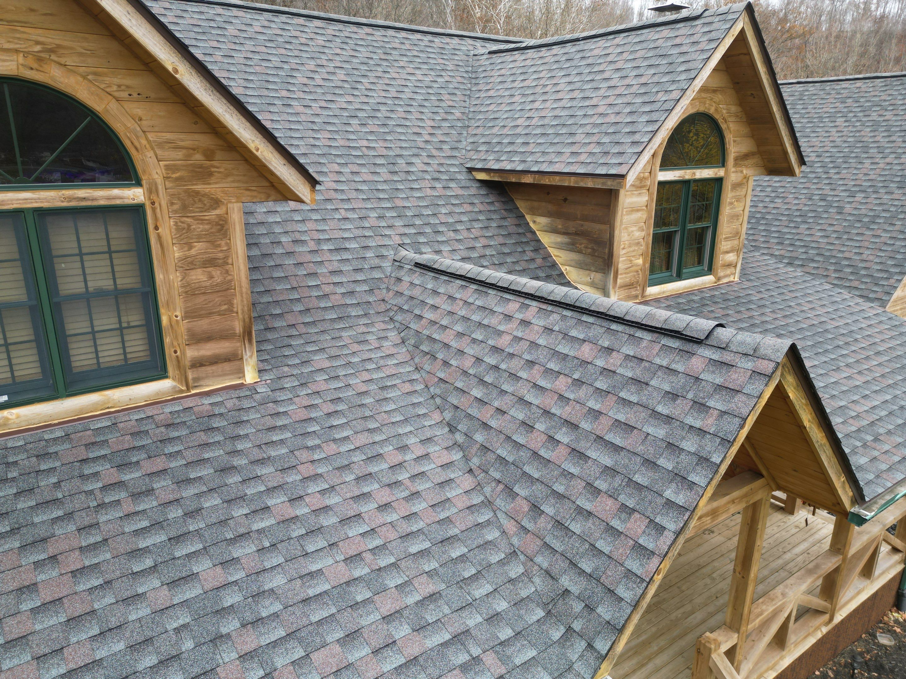 Residential Roofing Installation using Timberline HDZ Shingles - Williamsburg Slate by RoofX 