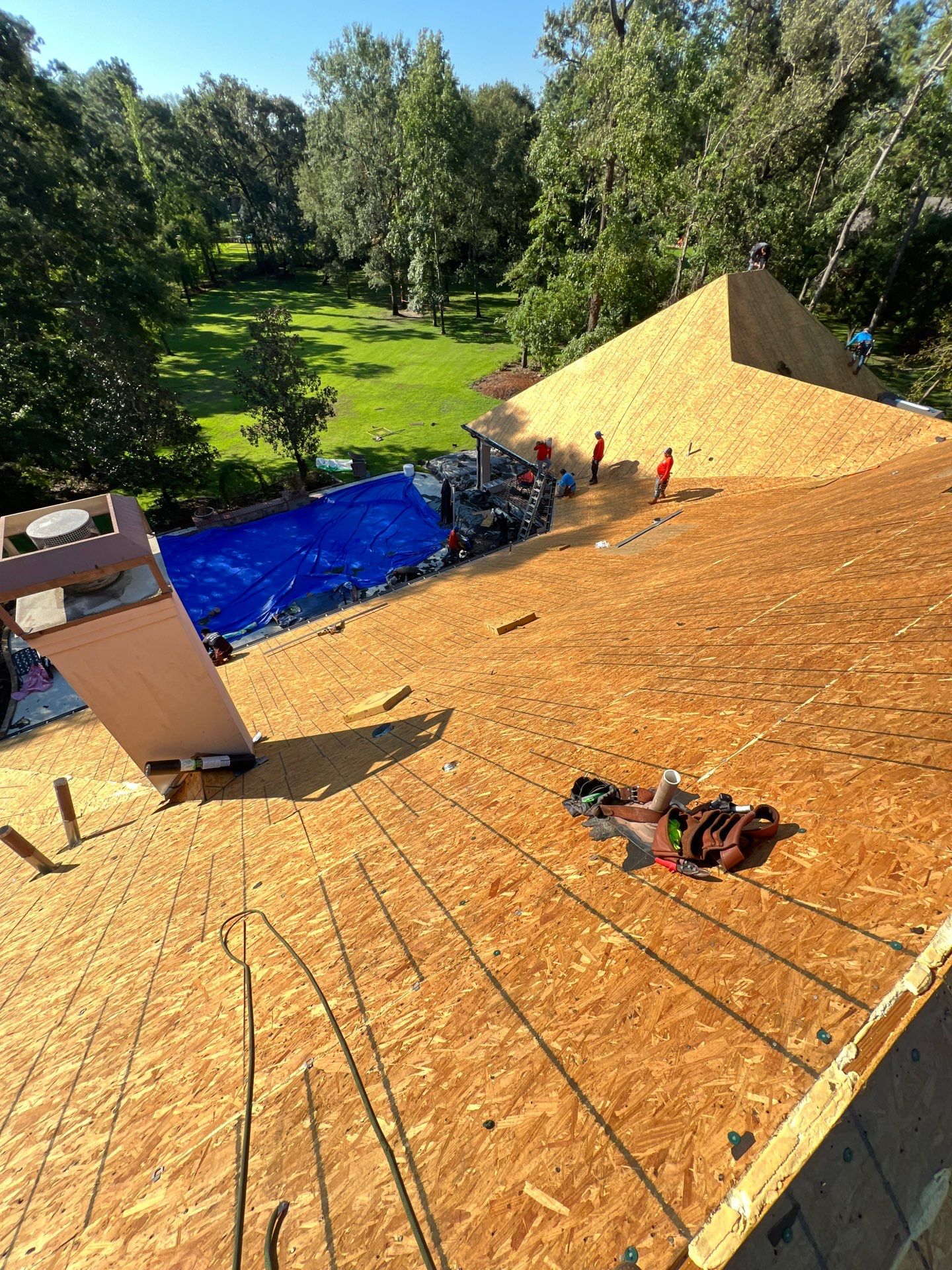 Residential Roofing Installation using Owen's Corning Duration (Lifetime) Shingles by Roof Repair Company