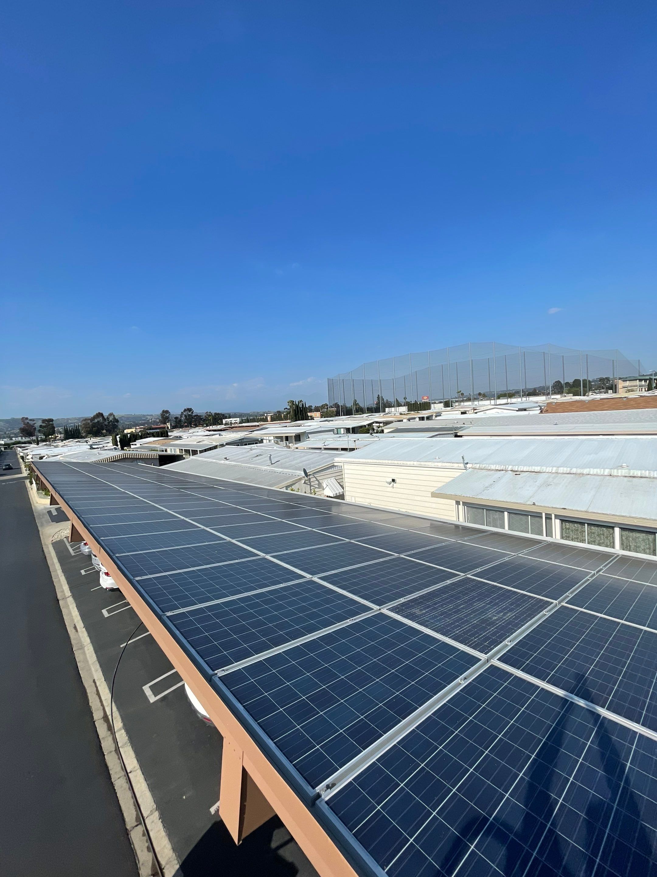 Commercial Solar Cleaning in Rowland Heights for Mobile Home Park by Palm Coast Solar Cleaning