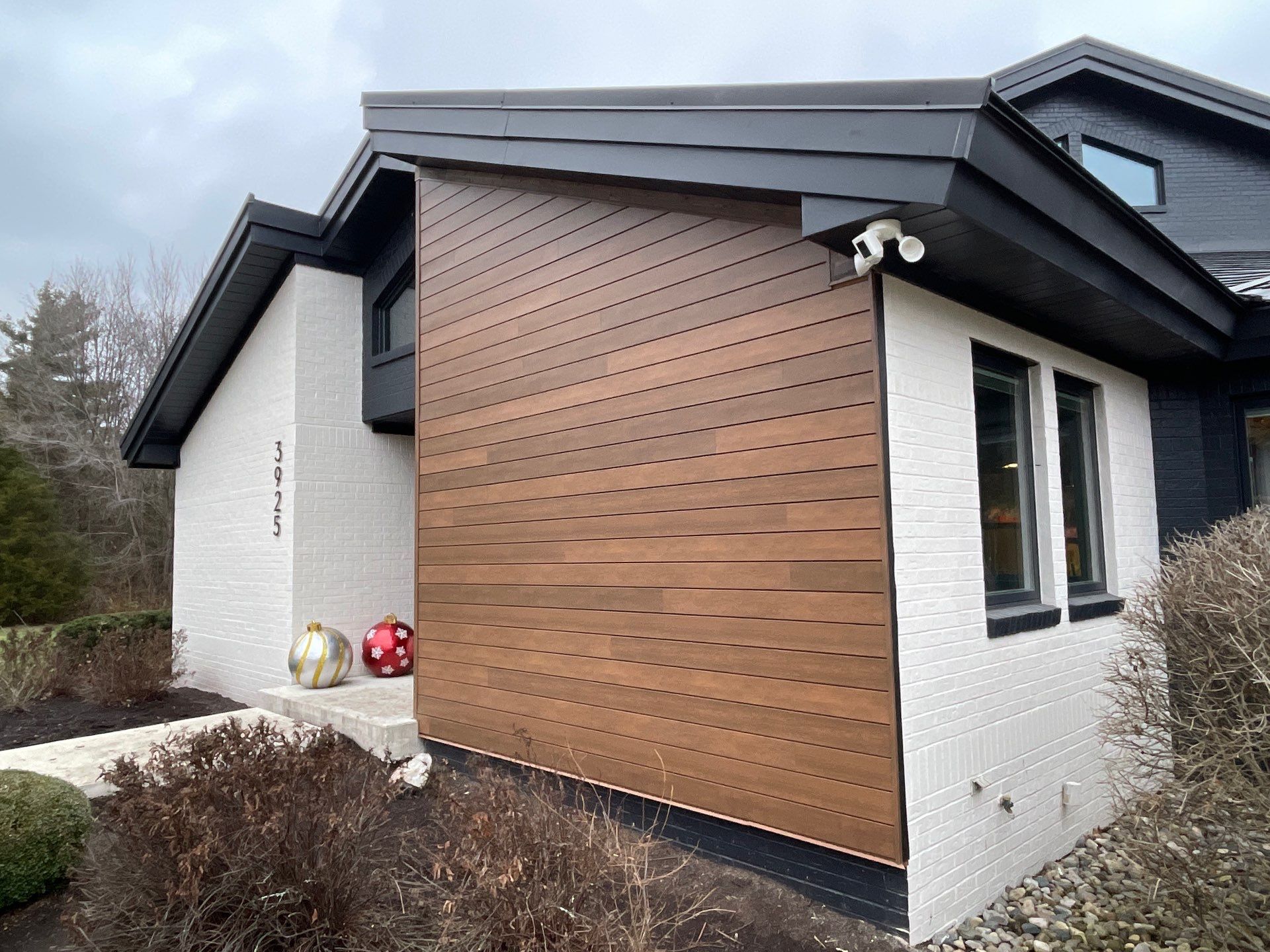 Black Frost Metal Shake Roof & Modern Exterior Renovation – Fort Wayne, IN by 4Ever Metal Roofing