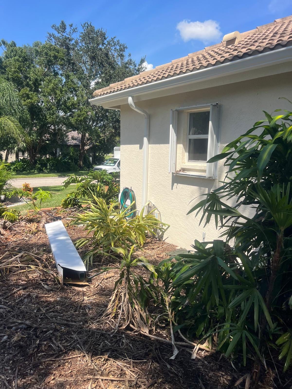 Downspout Installation in Sarasota FL by Gutter Professors