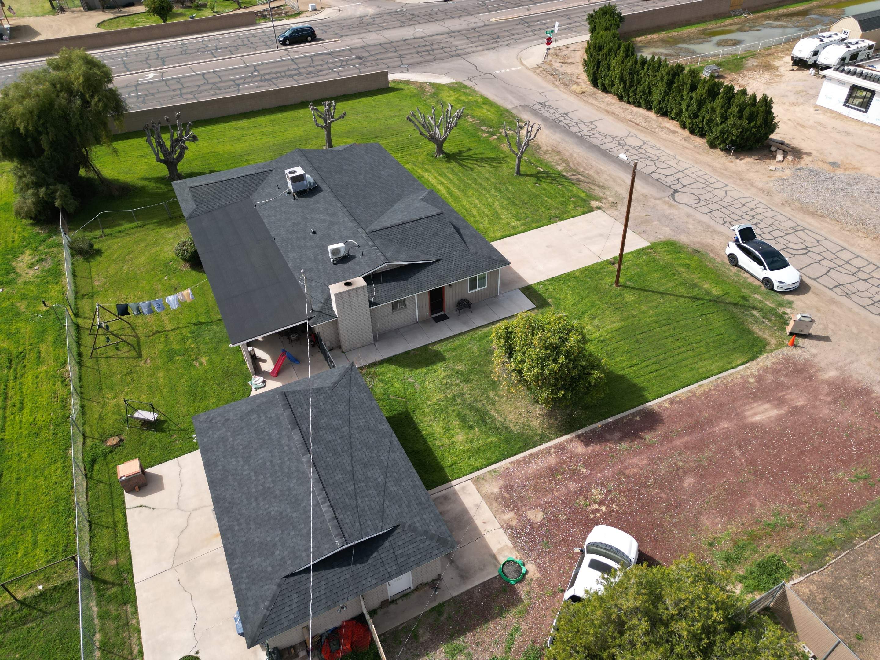 Bruce's Full Re-Roof & Shed by All Storm Roofing & Construction