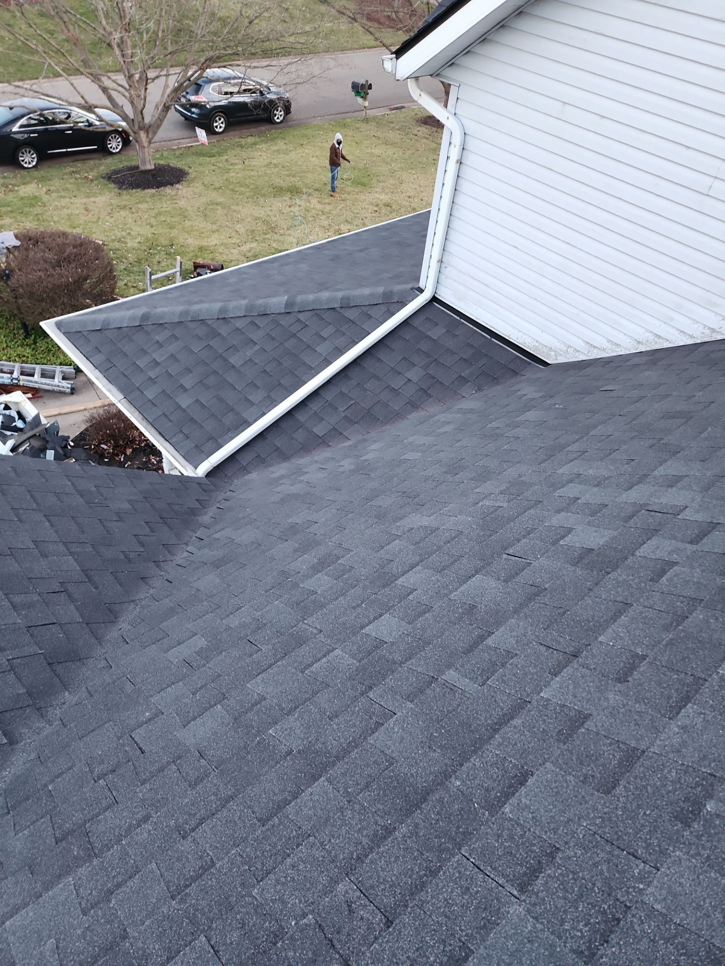 Atlas Pinnacle Pristine, Color: Black Shadow, Drip Edge, Color: Black by Eagle Eye Roofing