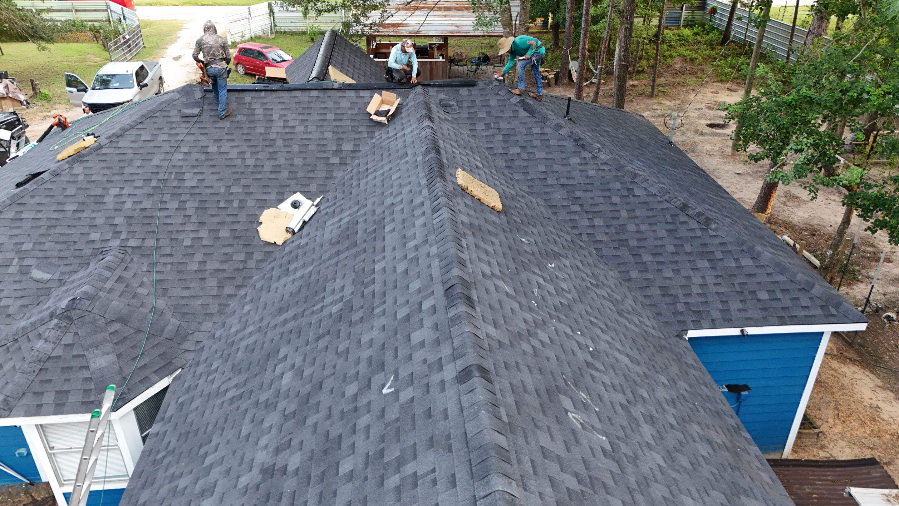 Full Re-Deck & Roof Replacement on Country Home — Cleveland, TX by PL Roofing & SB Roofing, LLC.