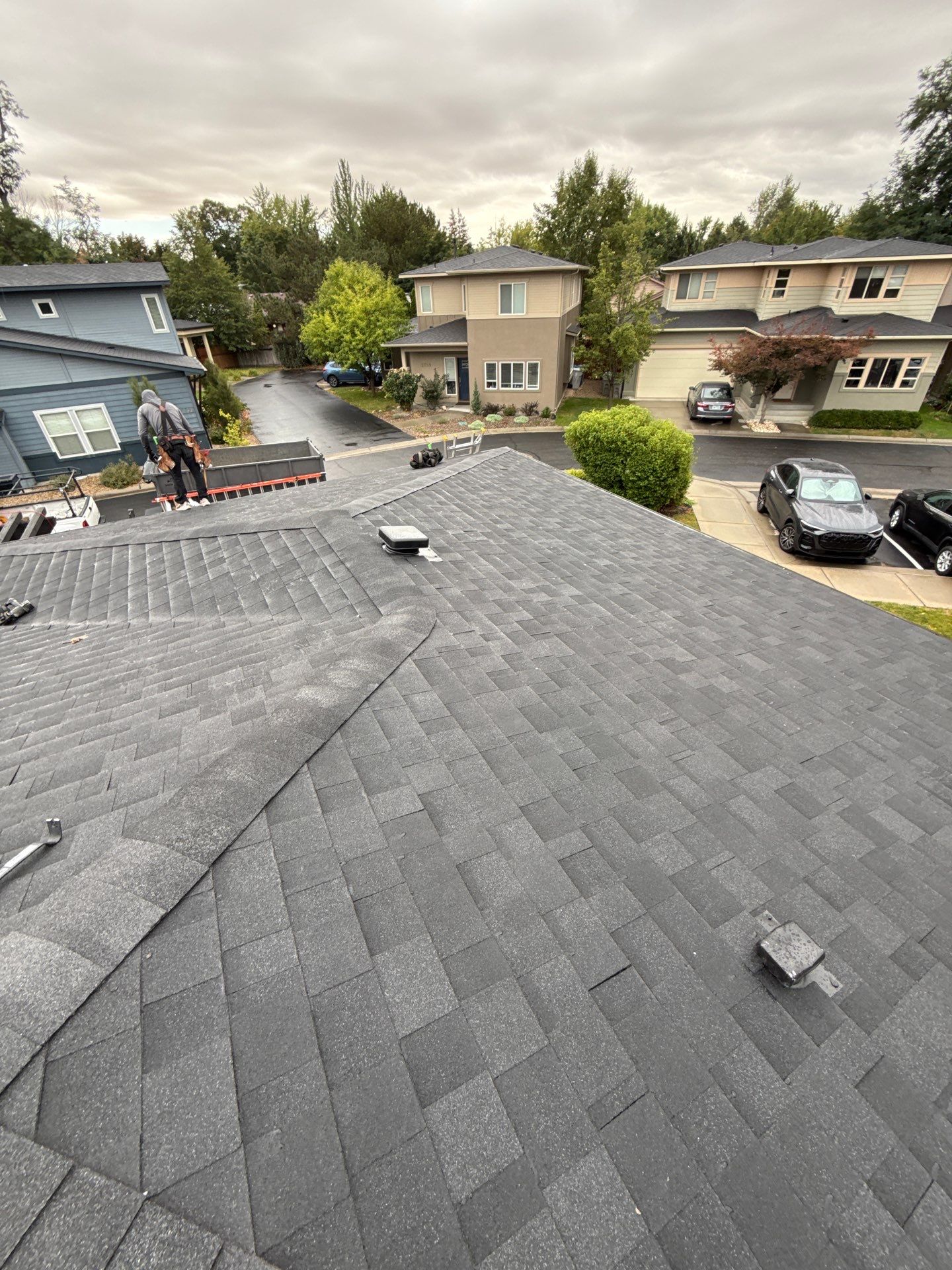 Residential Roof Replacement with Architectural Shingles in Boise by Olive Roofing