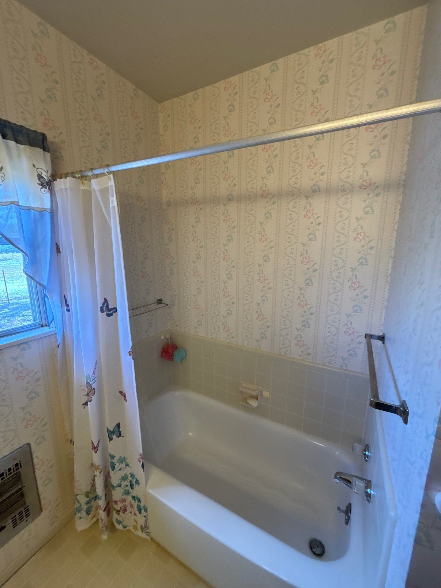 Tub to walk in shower in Fredericksburg by Lane Lauritsen - The Hill Country, Texas