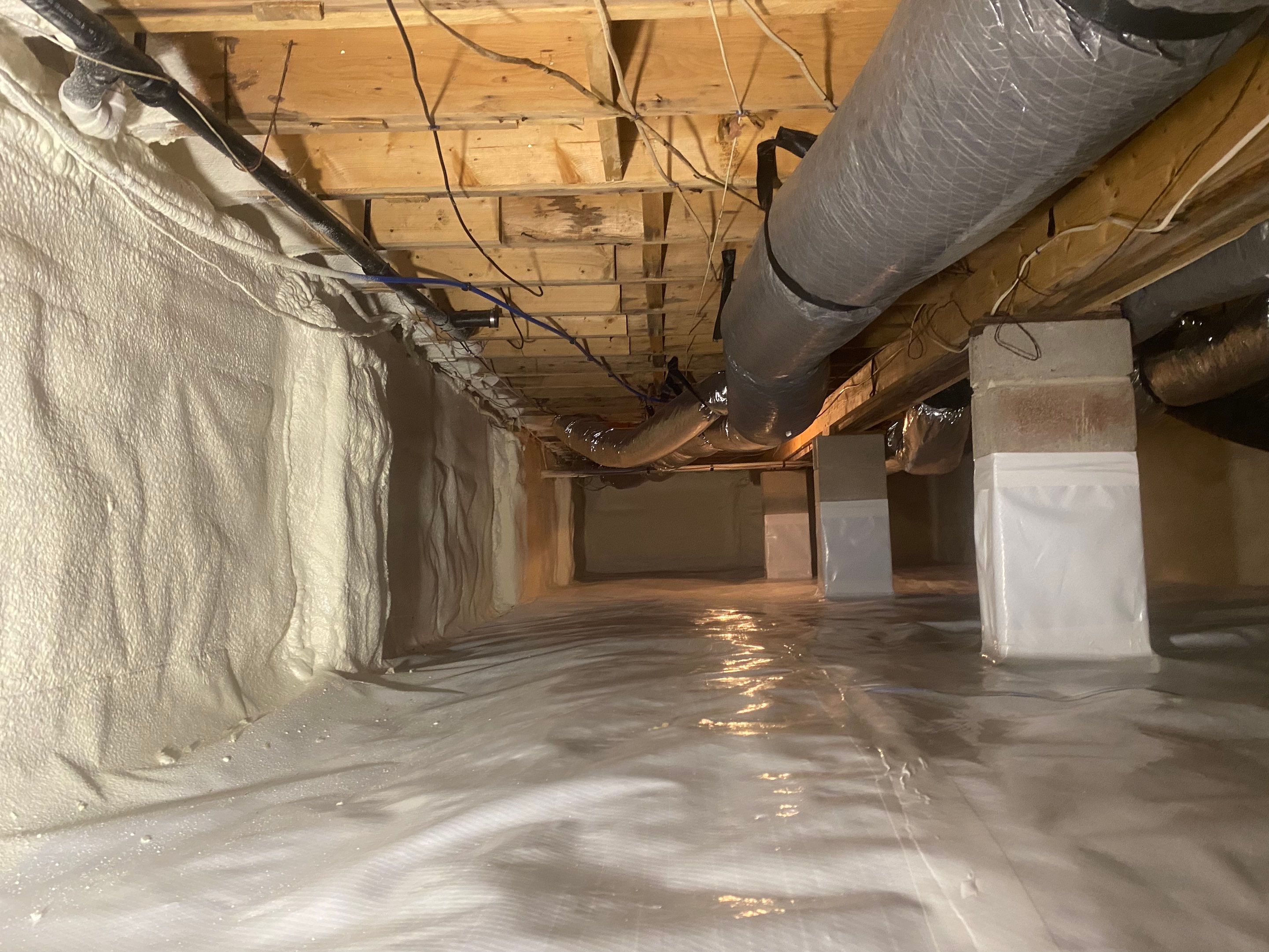 Crawlspace repair using cleanspace by Burke Home Services