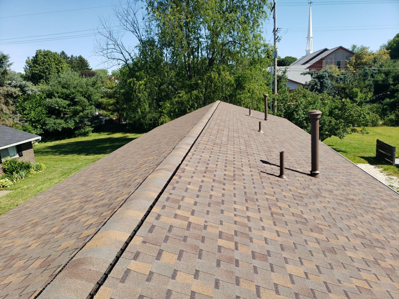 Brand: Atlas Pinnacle Color: Copper Canyon Drip: Royal Brown by Eagle Eye Roofing