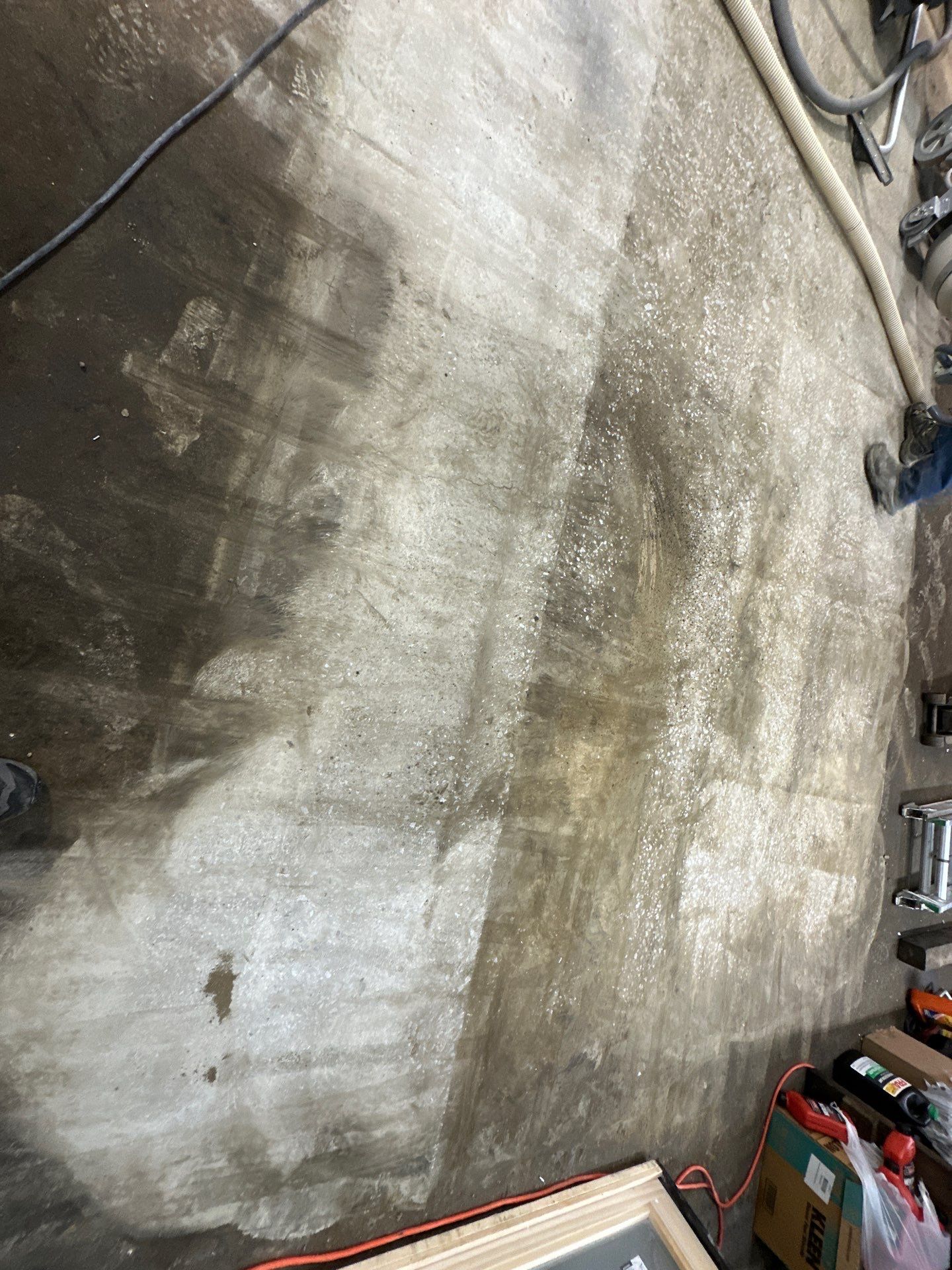 Super old and oily concrete brought back to life by Elite Floor Solutions