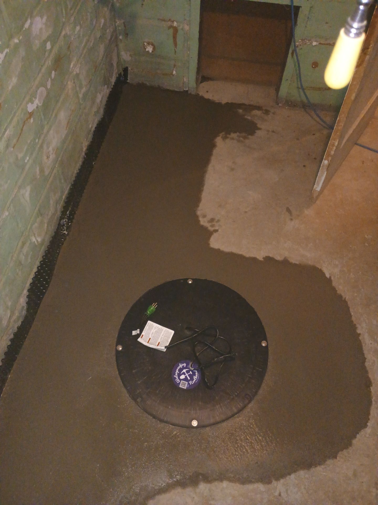 Interior Drain Tile for a South Minneapolis Basement by Waterproofing Northeast