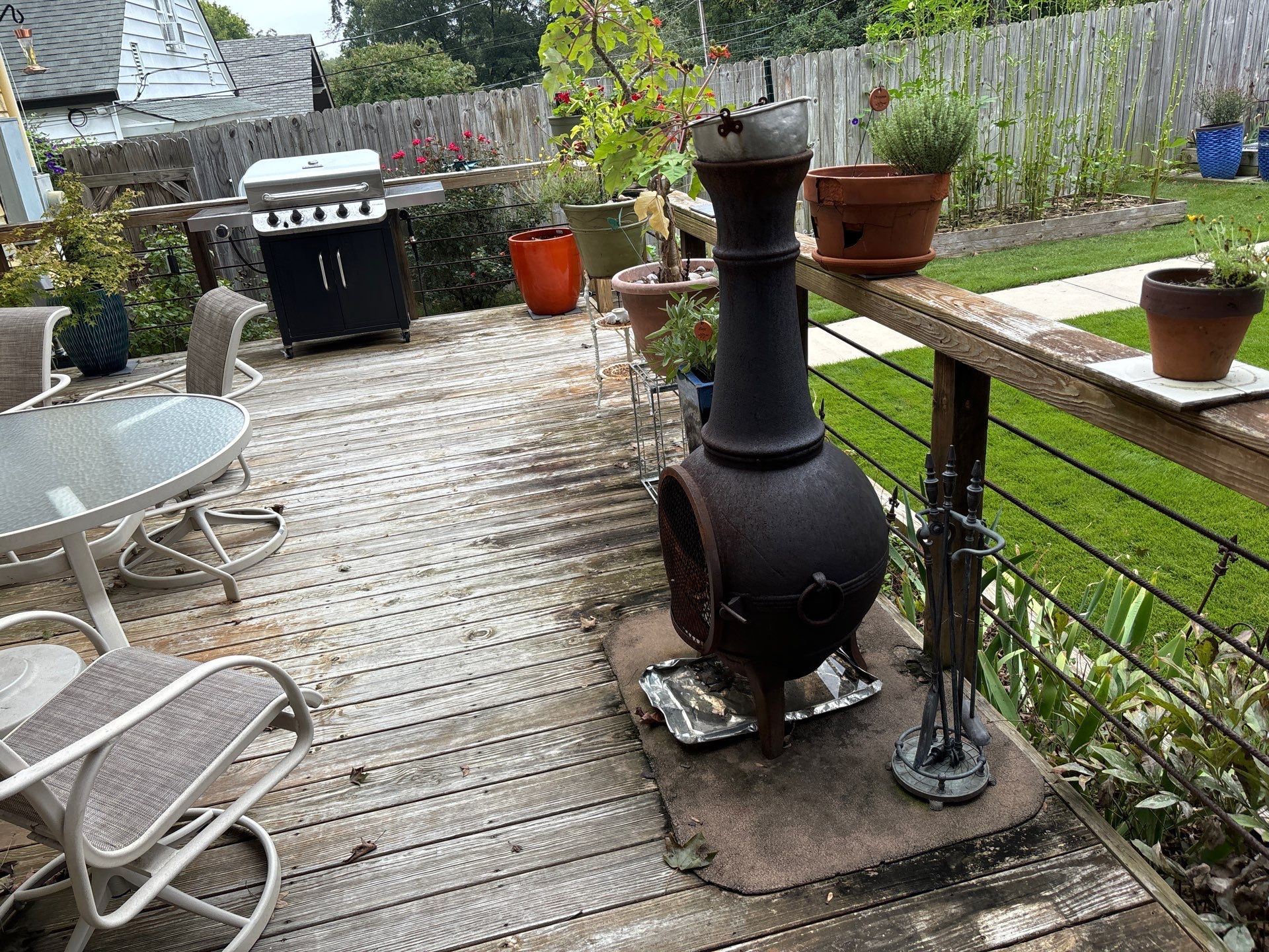 Weathered Deck using Wood Sealant by DuraSeal