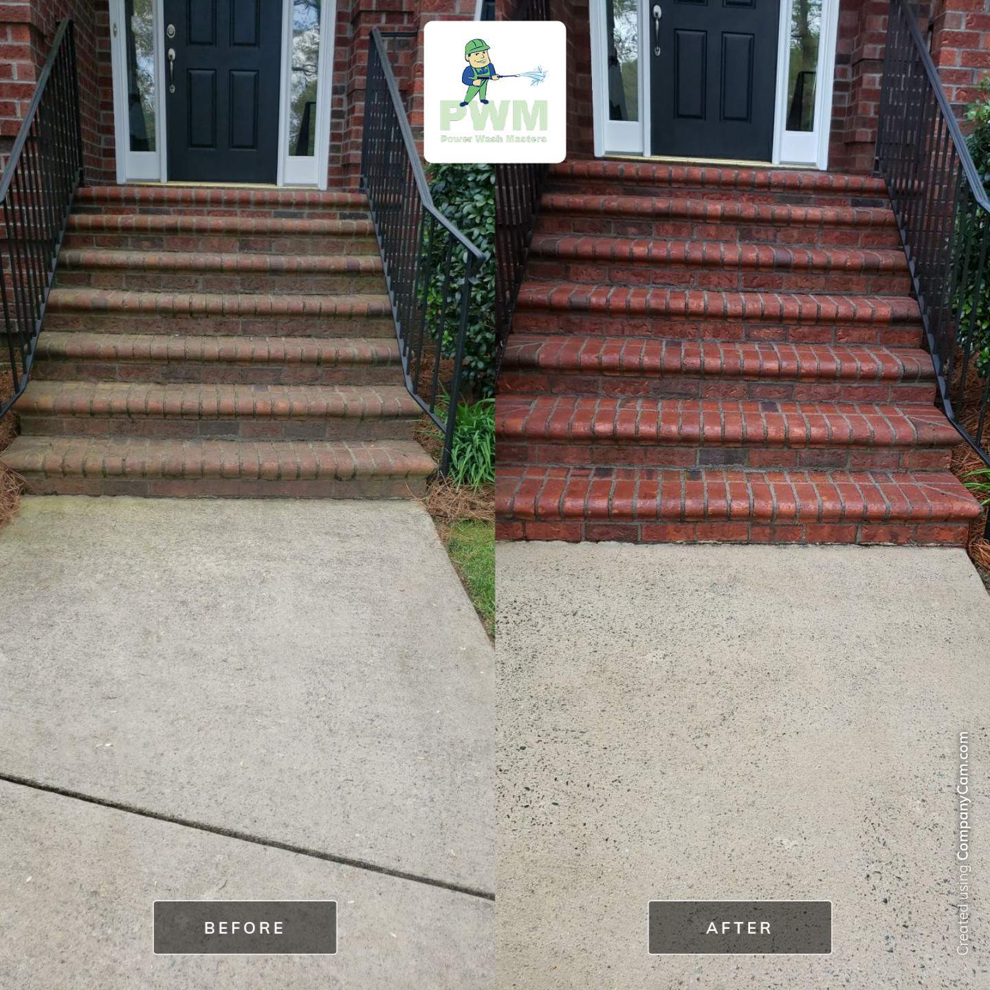 House Wash using cleaner by Power Wash Masters LLC