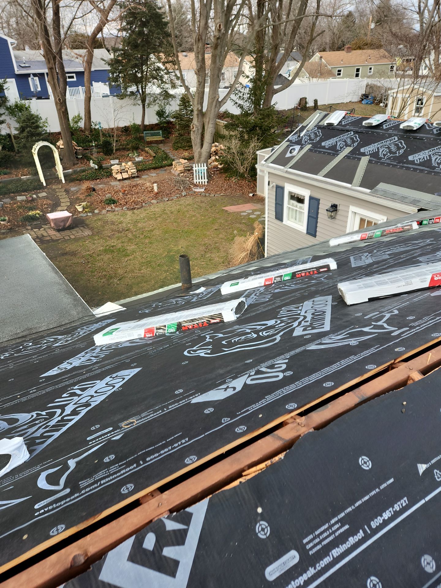 Residential Roofing Installation using Owens Corning Duration Onyx Black by A Plus Exterior