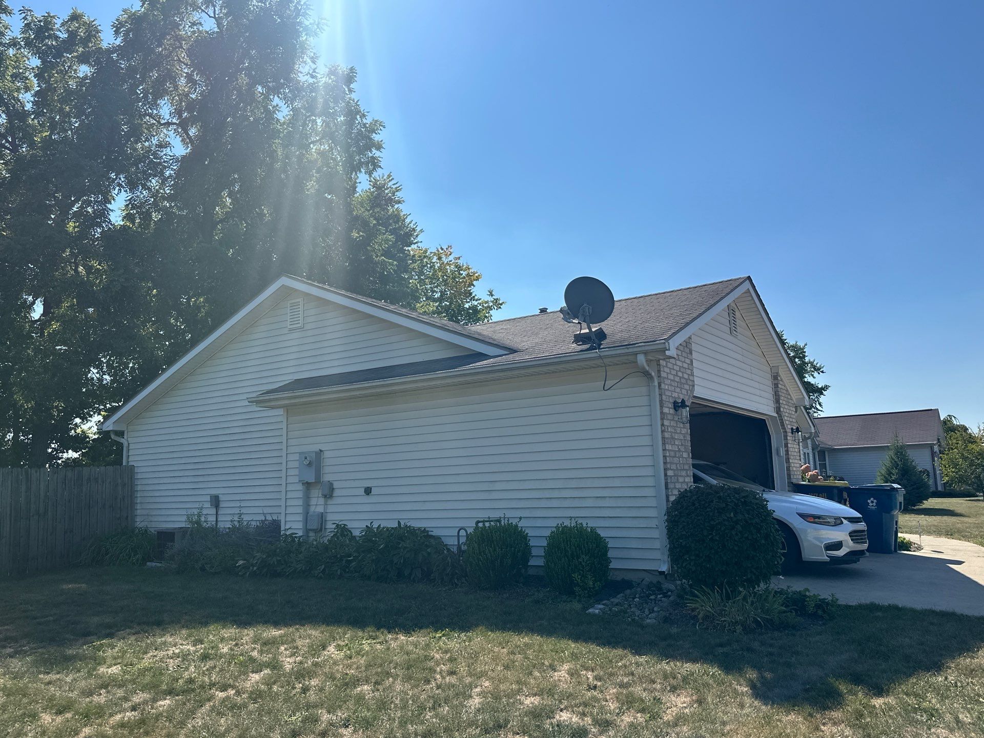 Mechanically Seamed Standing Seam Roof in Ossian, Indiana with Black Finish by 4Ever Metal Roofing