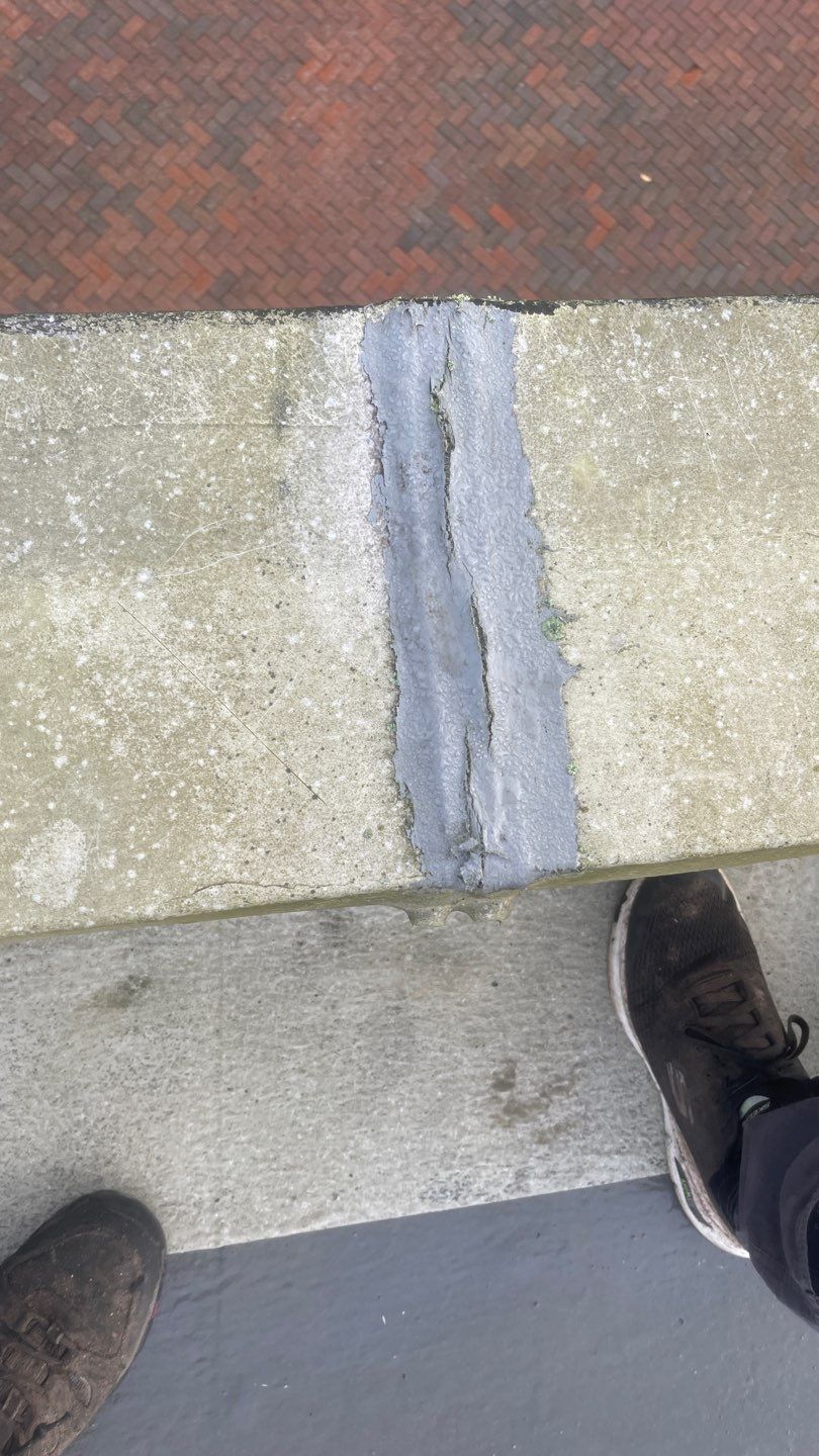 EPDM (rubber) Roof Cleaning using Honda 15lpm Low Pressure Washing Machine by Ges Exterior Cleaning ltd