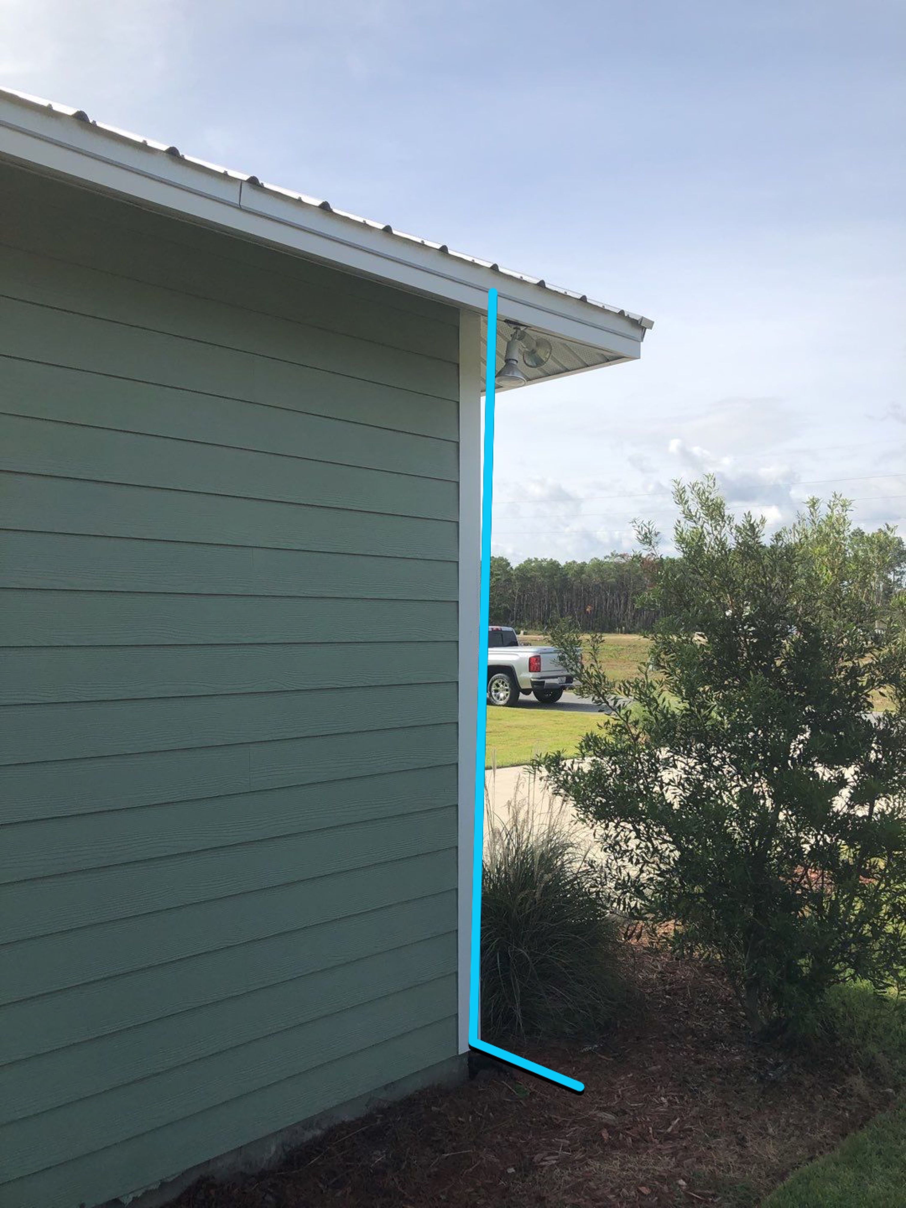 White K-Style Gutter Installation by Gutter Professors