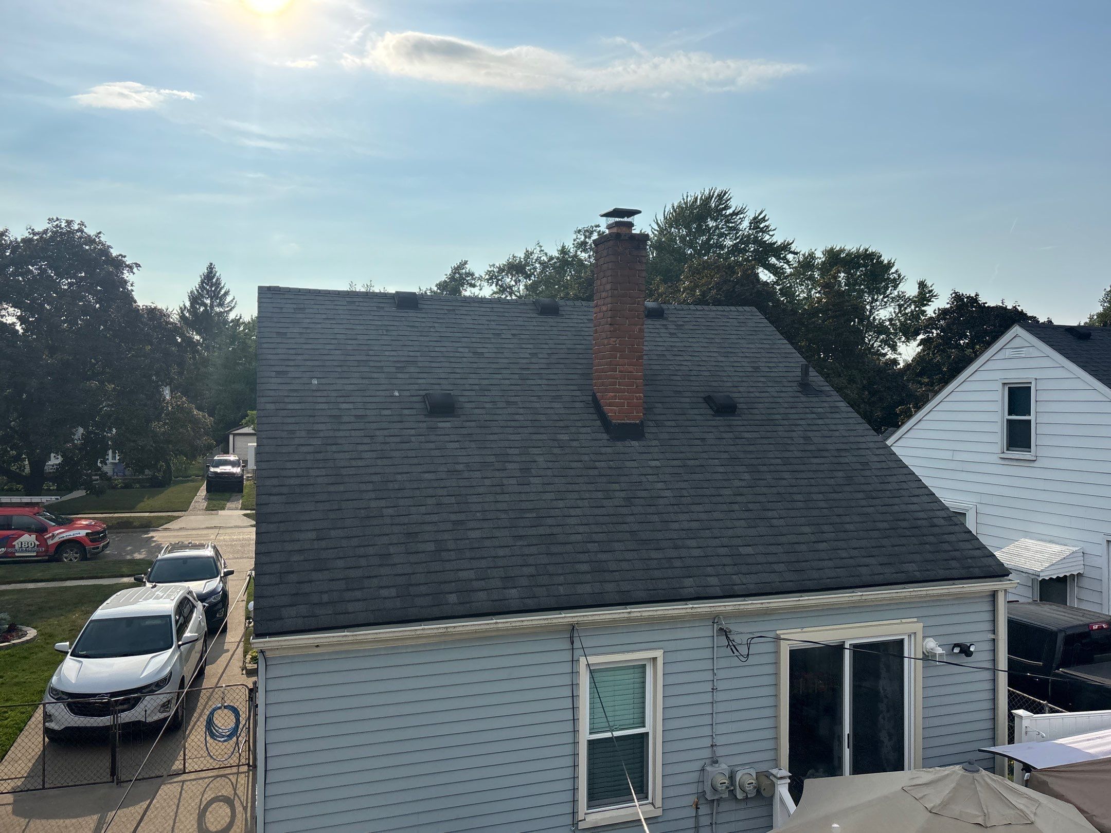 Roof Replacement using Owens Corning Slatestone Gray by 180 Contractors