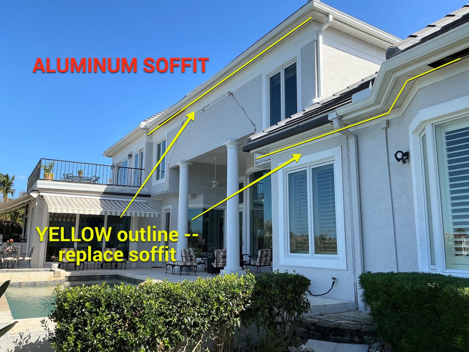 Premium Soffit and Fascia Renovation in Longboat Key FL by Gutter Professors