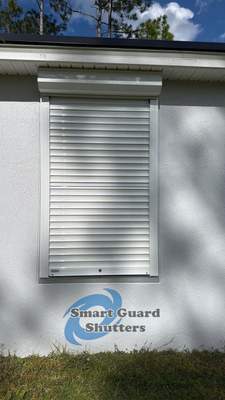 Rolling Shutters in White