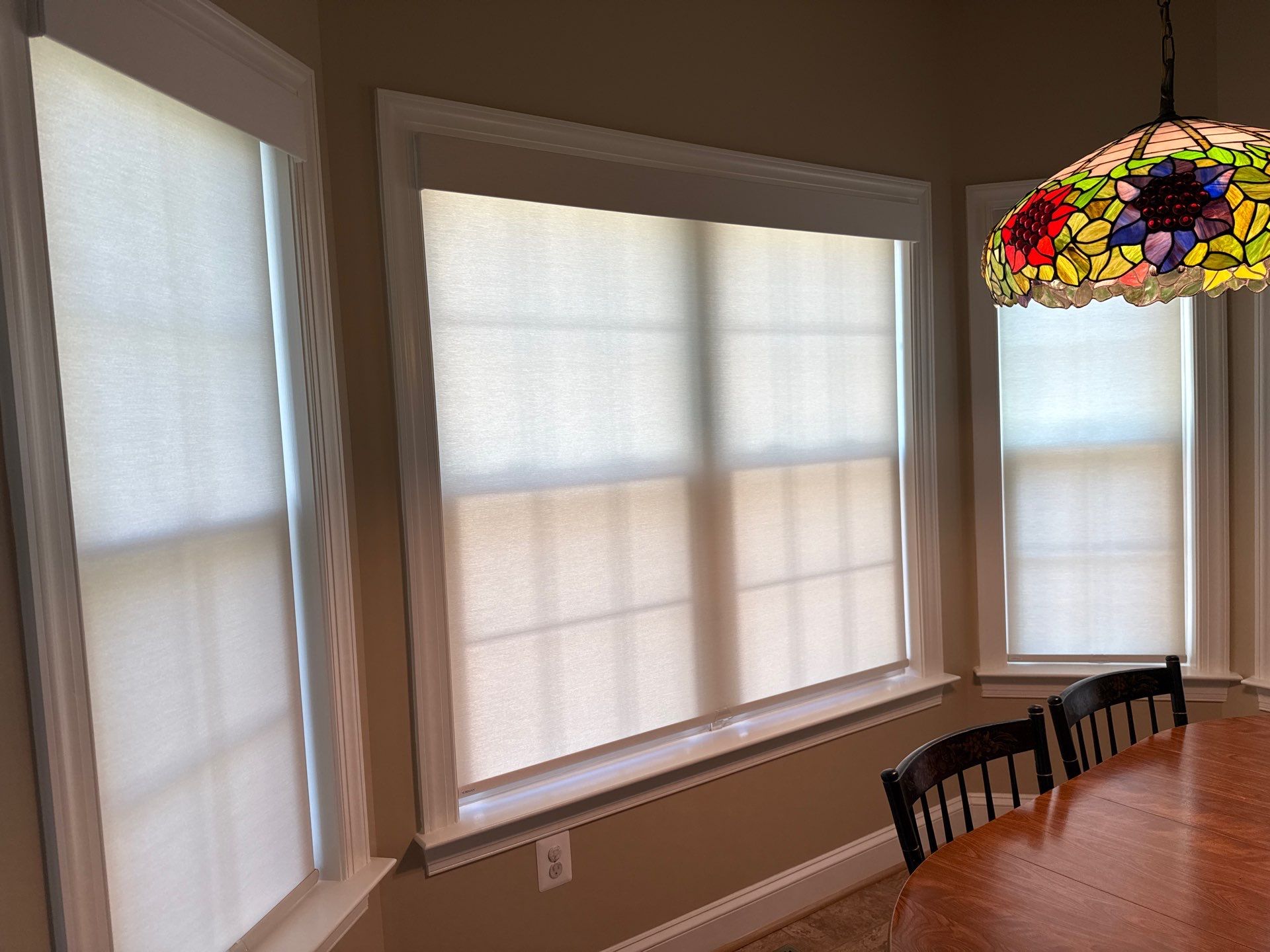 Roller Shade Project in Huntingtown, MD by Southern Maryland Custom Blinds