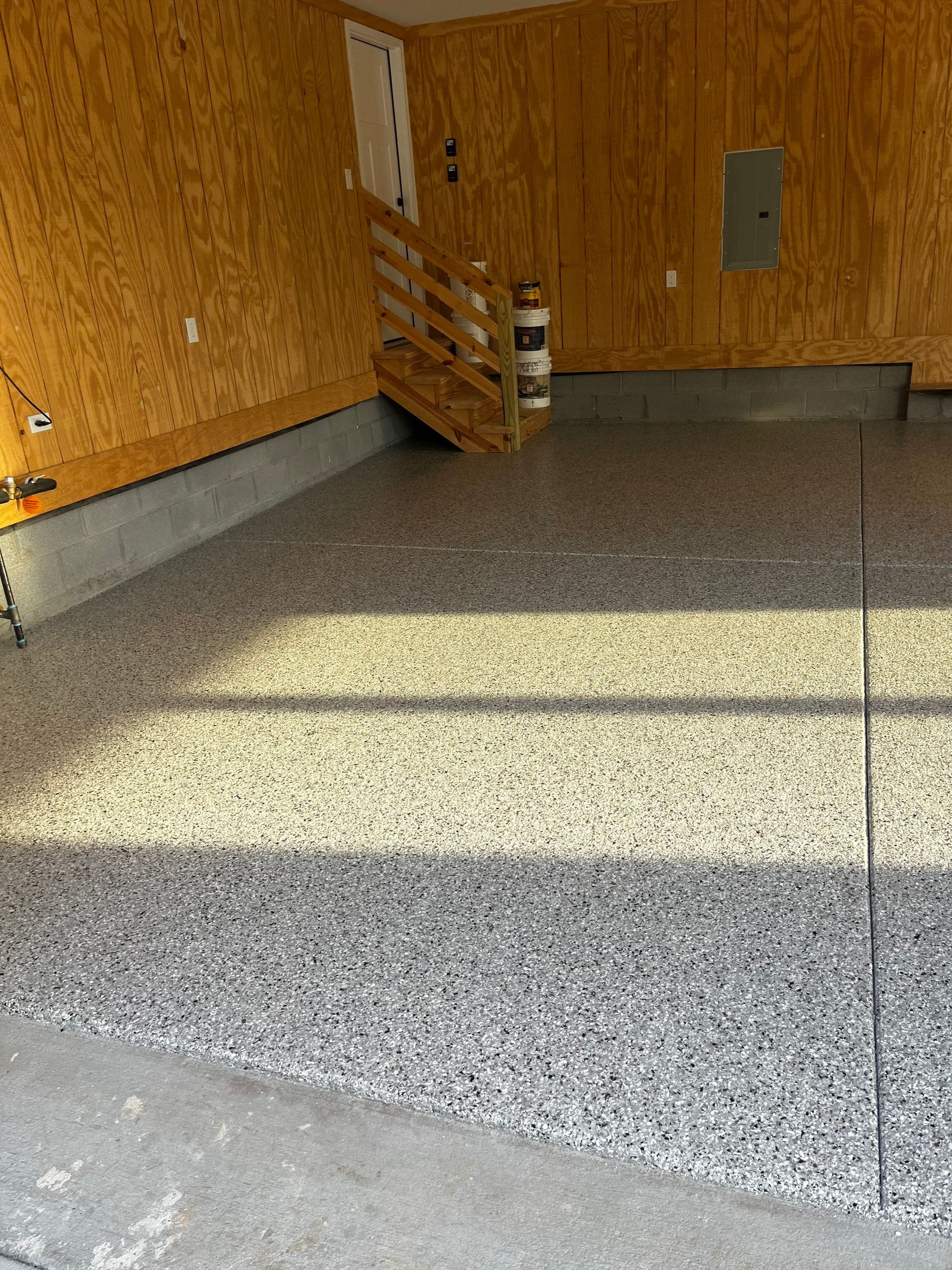 Garage Floor Coating using Coyote by My Garage Floor Guys