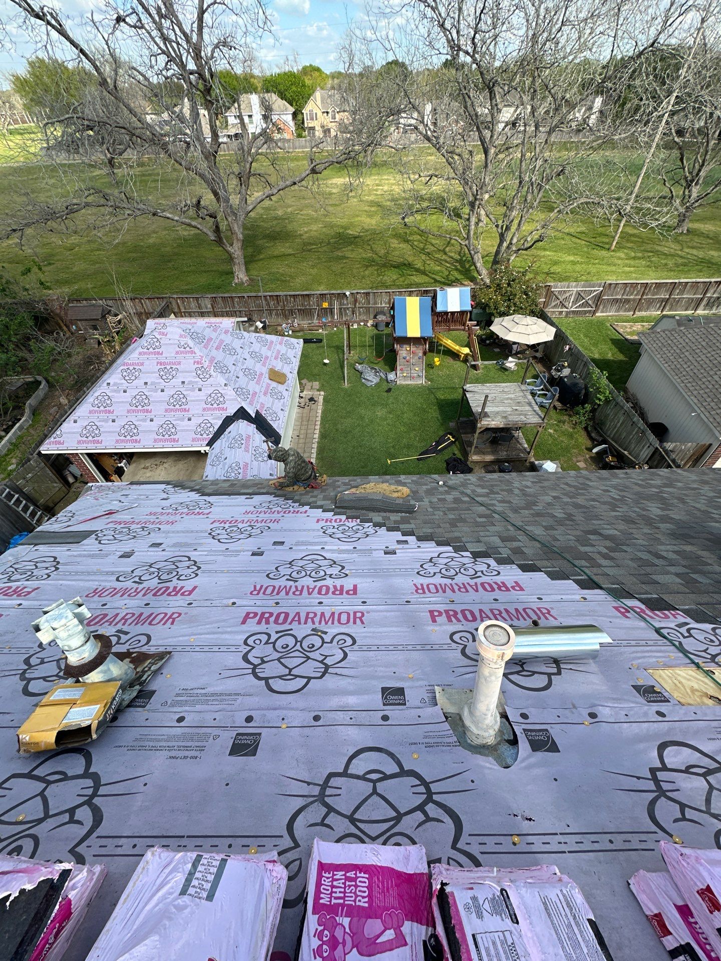 Project in Sugar Land by Motion Roofing
