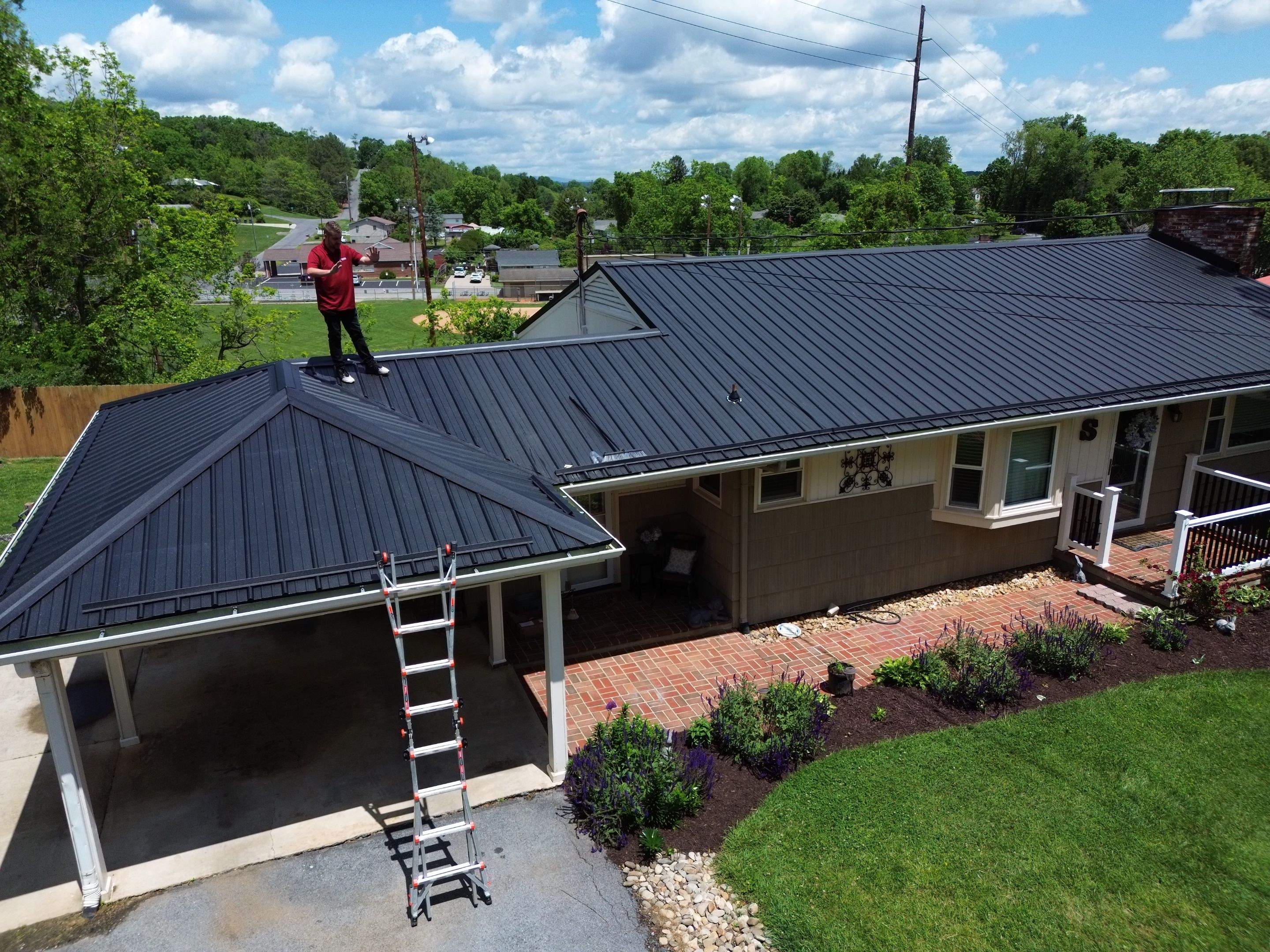 Black Frost AG Panel by Omnia Roofing