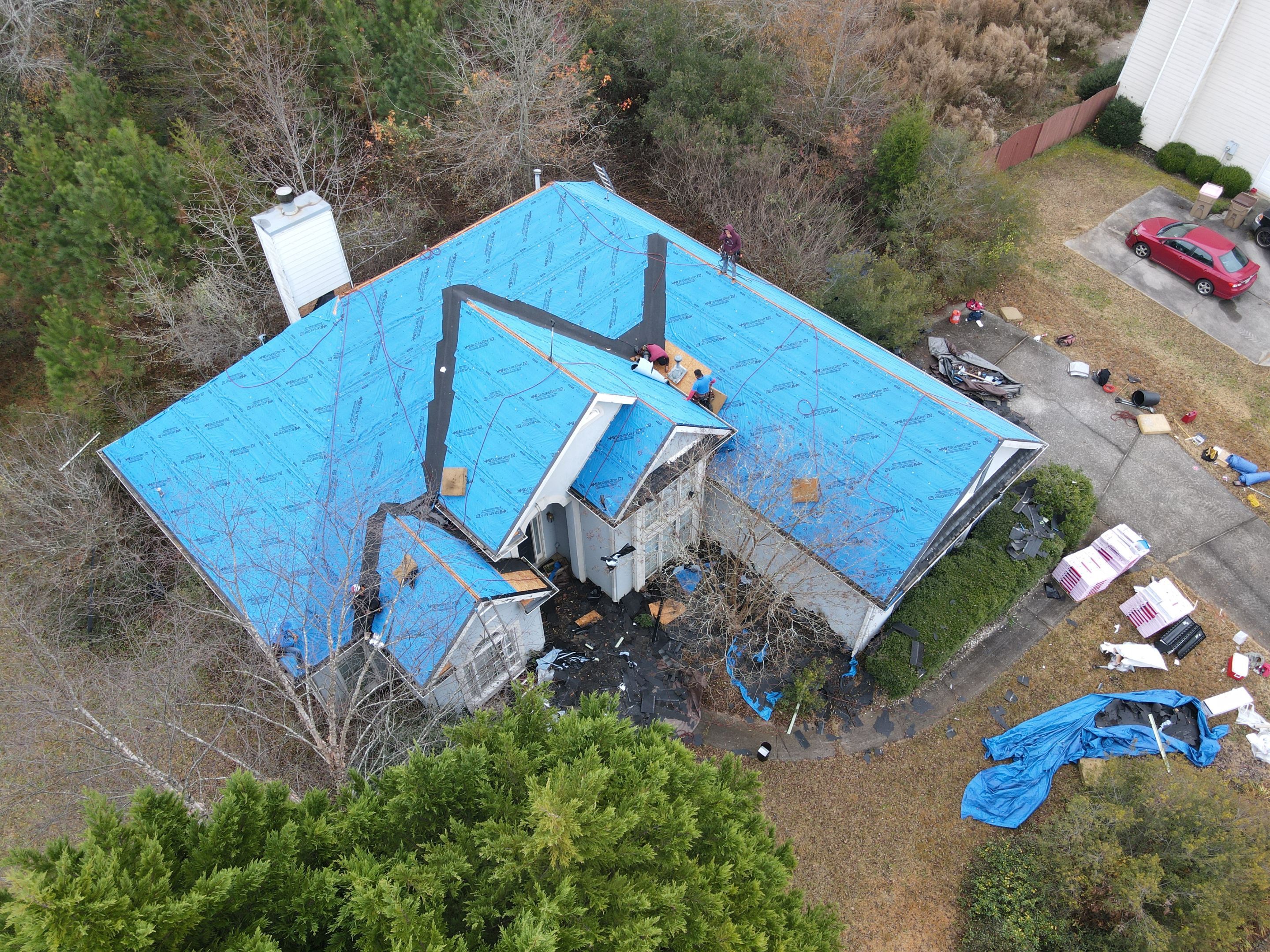 Residential Roofing Installation using Owens Corning by Inspector Roofing and Restoration