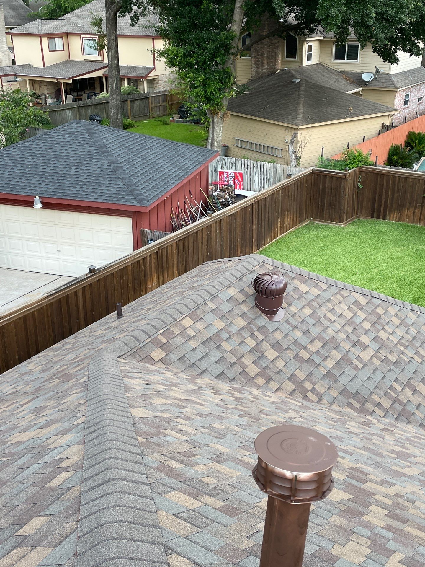 Residential Roofing Installation using Owen's Corning Duration (Lifetime) Shingles by Roof Repair Company