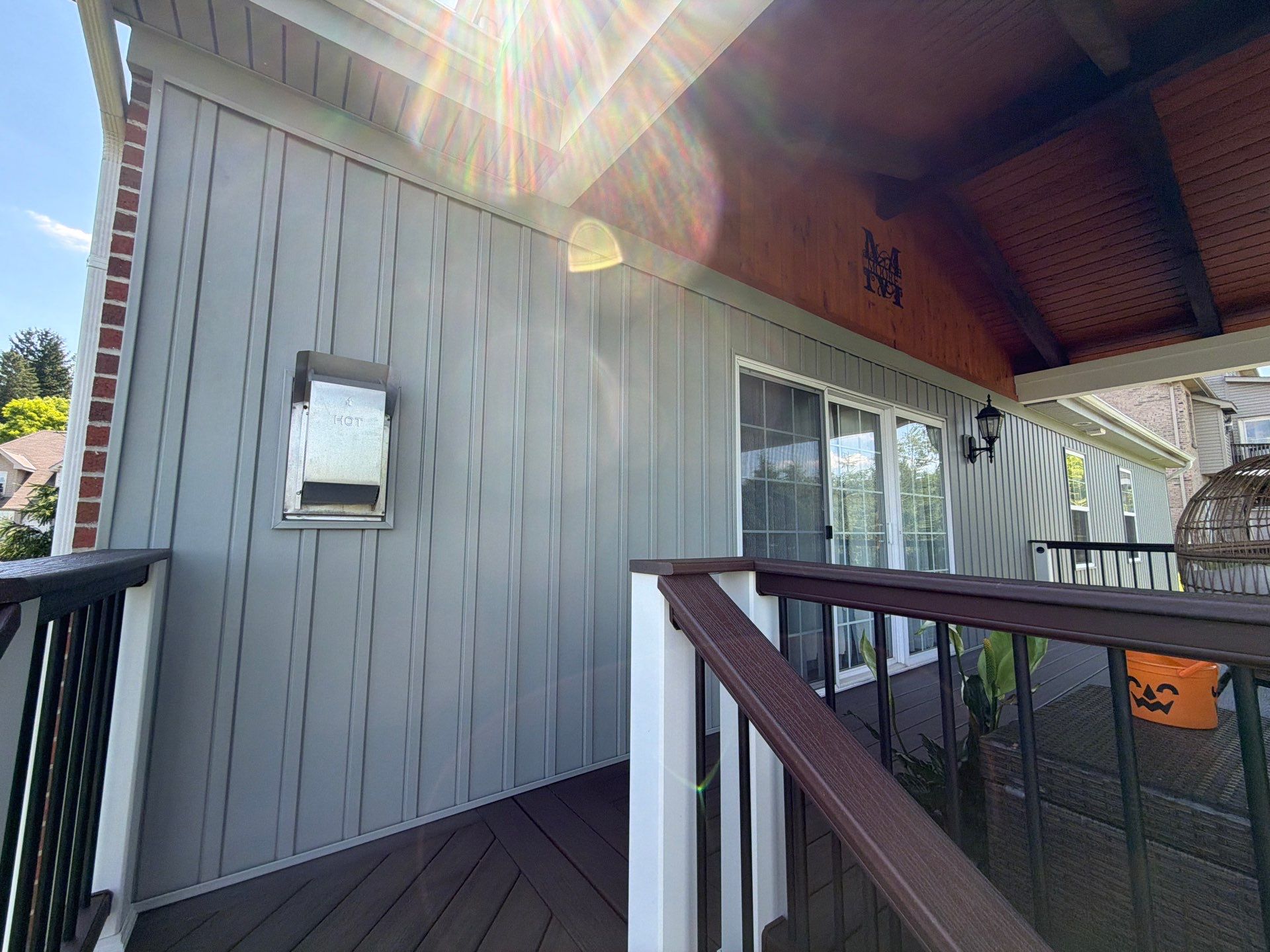 Mastic Board and Batten in Scottish Thistle by Ideal Siding Pittsburgh