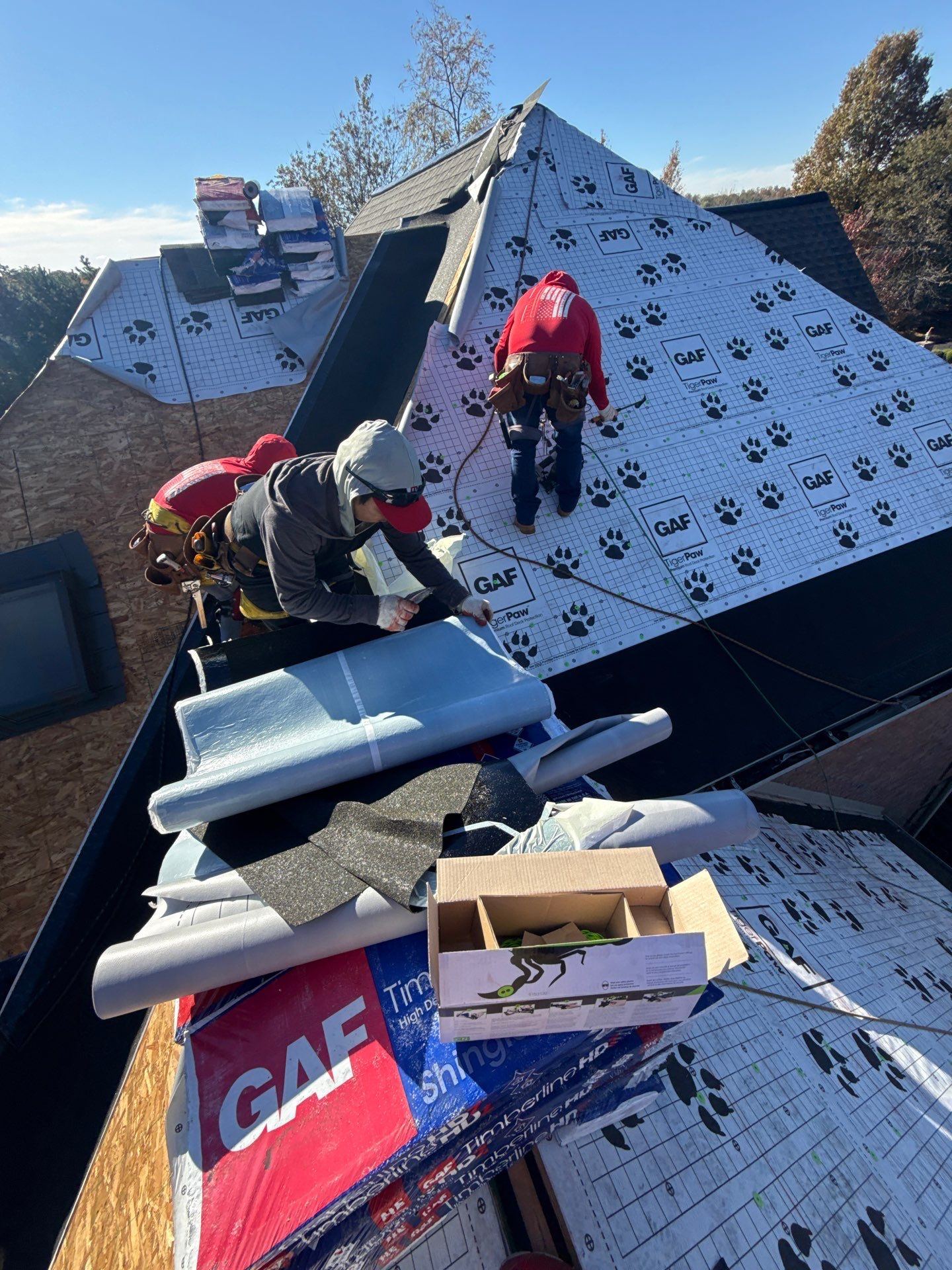 GAF SYSTEM INSTALL WEATHERED WOOD  by Teflon Roofing