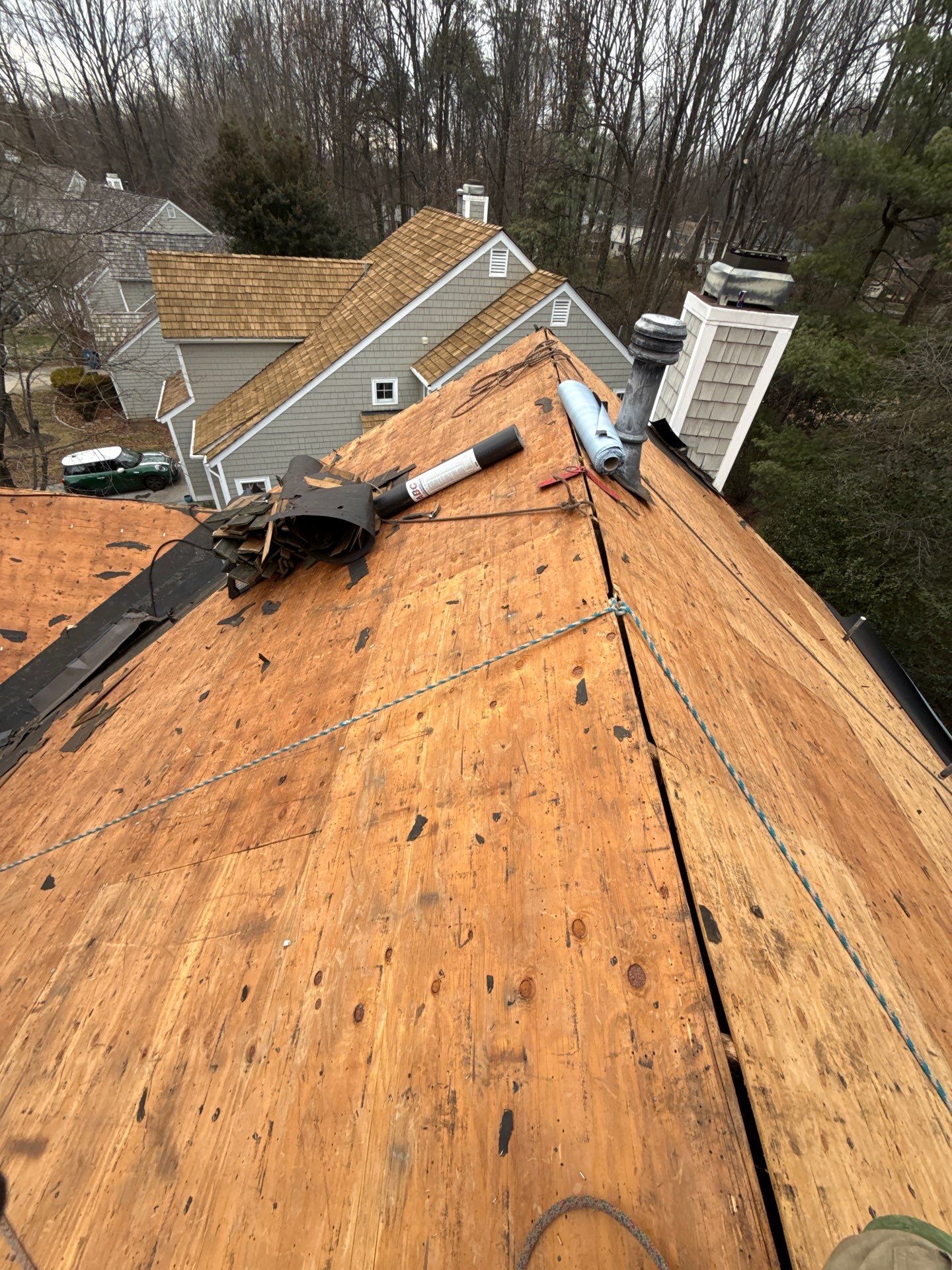 Reston :  Residential Roof Replacement with Brava Synthetic Cedar Shake Class C Natural  by RM Banning, Inc.