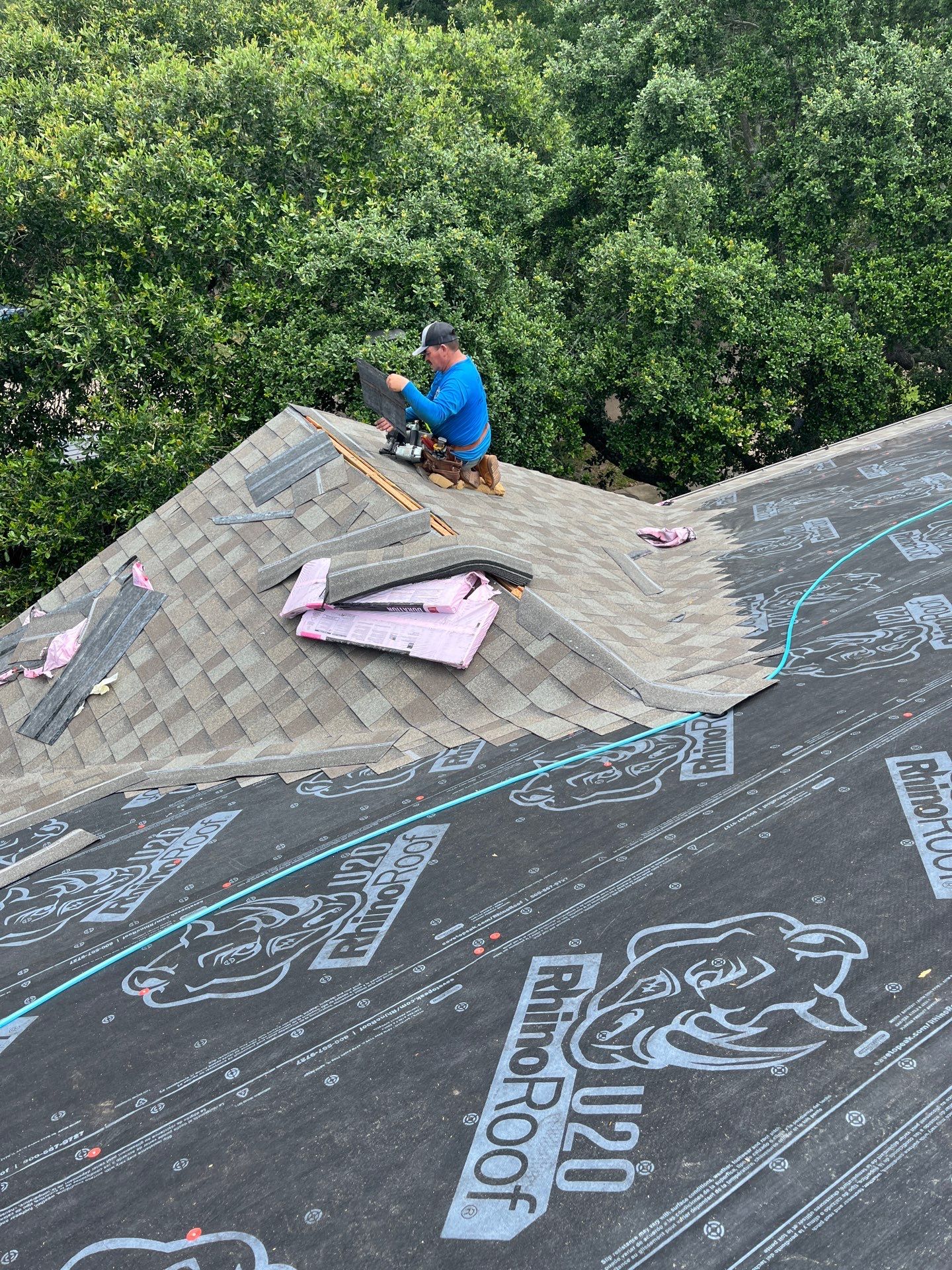 Residential Roofing Repair using Owen's Corning Duration (Lifetime) Shingles by Roof Repair Company