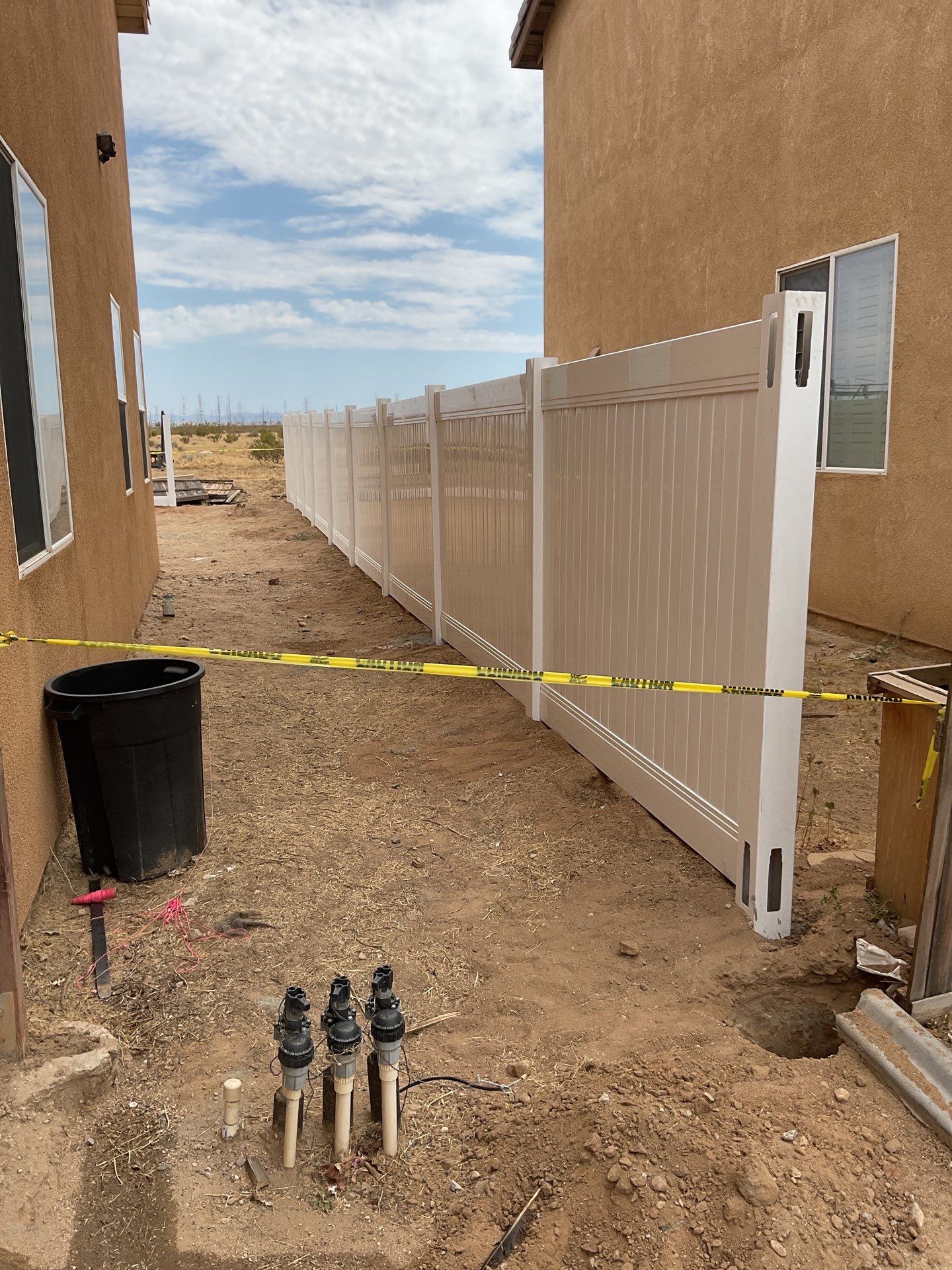 Fence Installation using Vinyl by Fence Guys Inc.