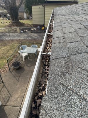 Turtle Shell gutter protection installation in Aurora, IL 60505, photograph 13