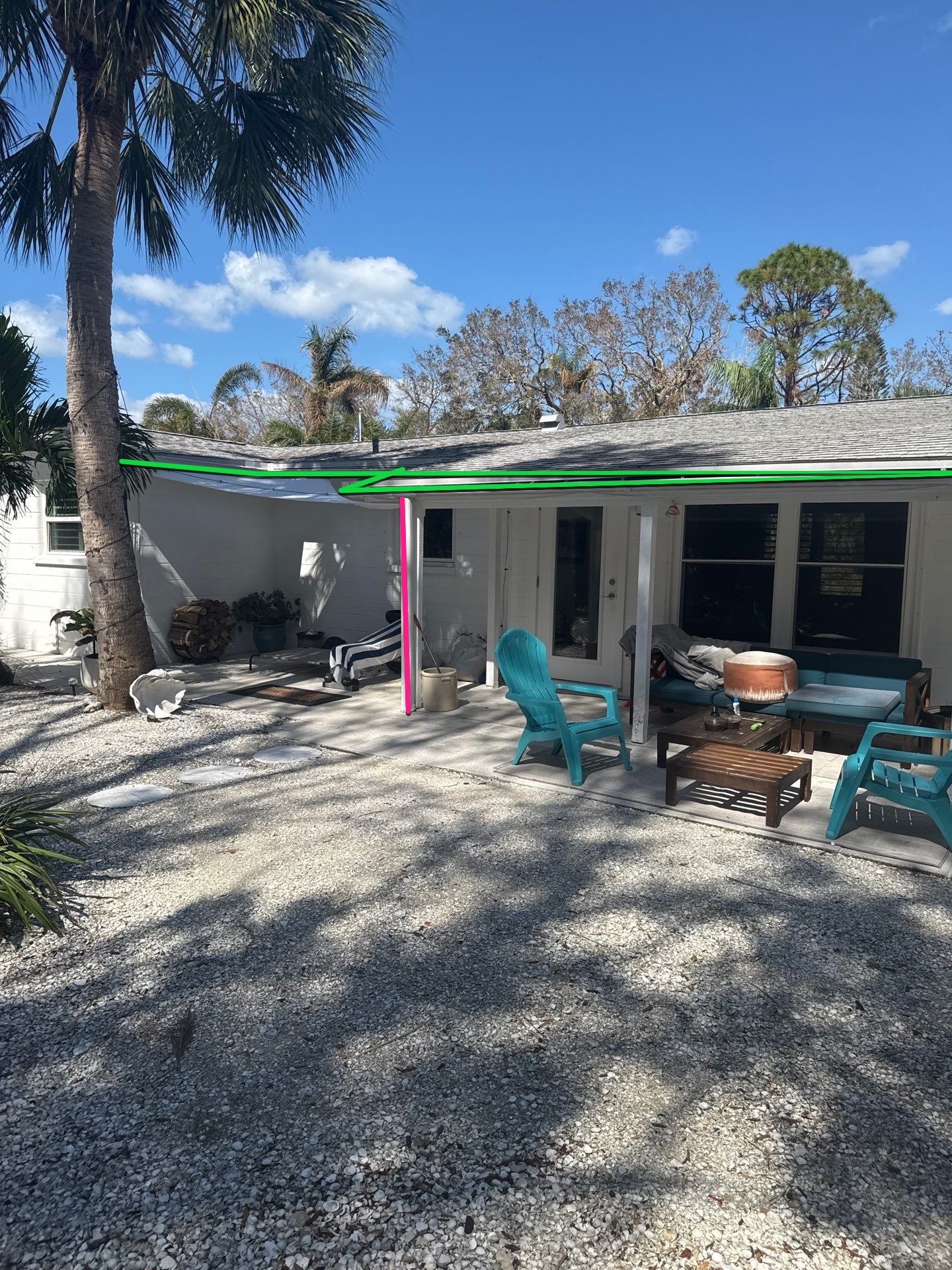 White 6-Inch Seamless Gutters in Osprey FL by Gutter Professors