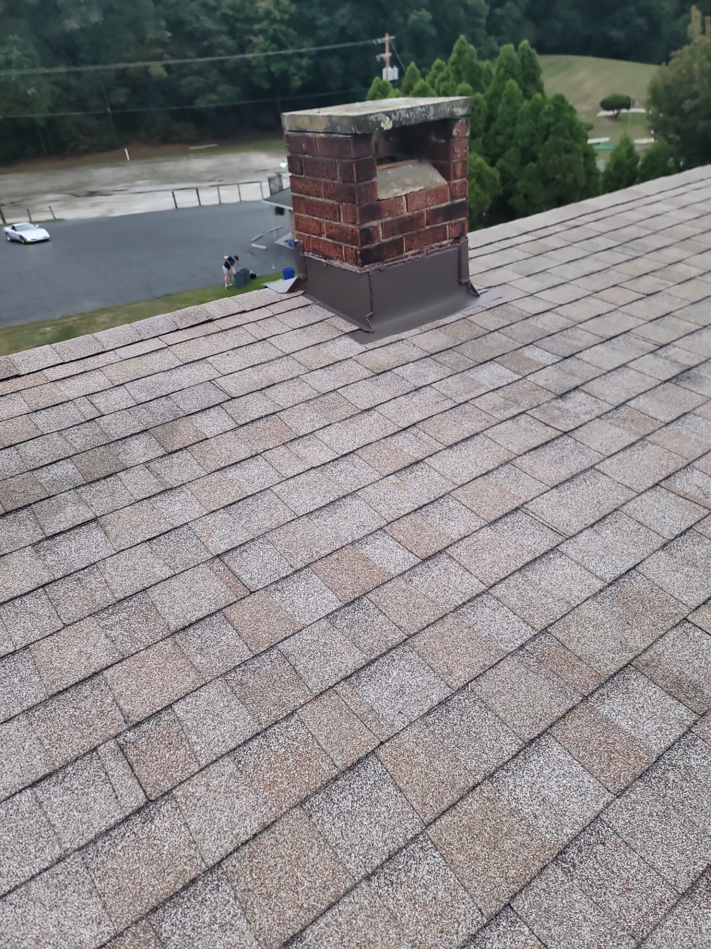 Atlas Pinnacle, Color, Cool Sand, Drip Edge, Color, Royal Brown by Eagle Eye Roofing