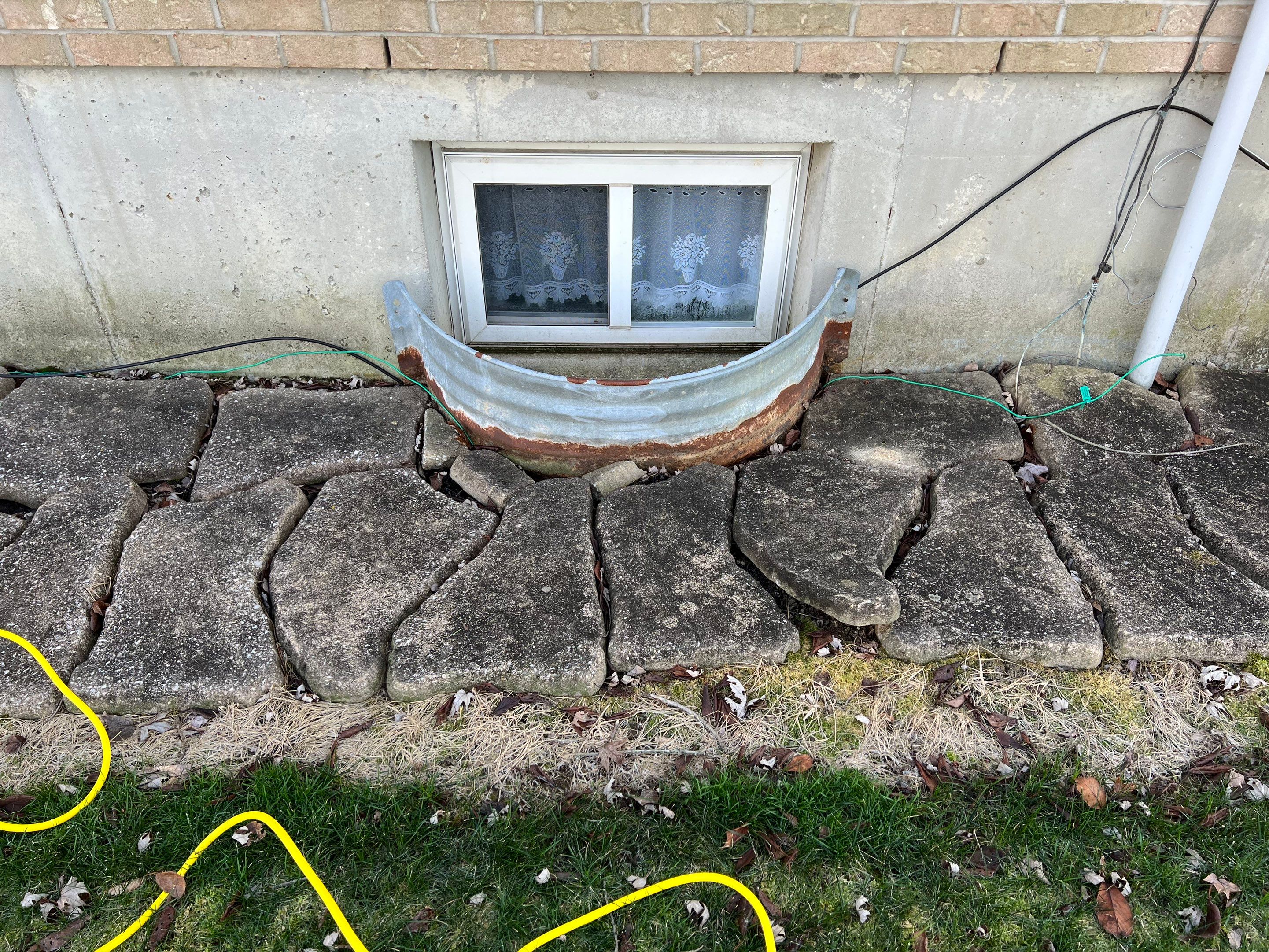 Window Well Replacement, Wall Repair, Grading by Reisenberg’s Lawn & Landscape, LLC