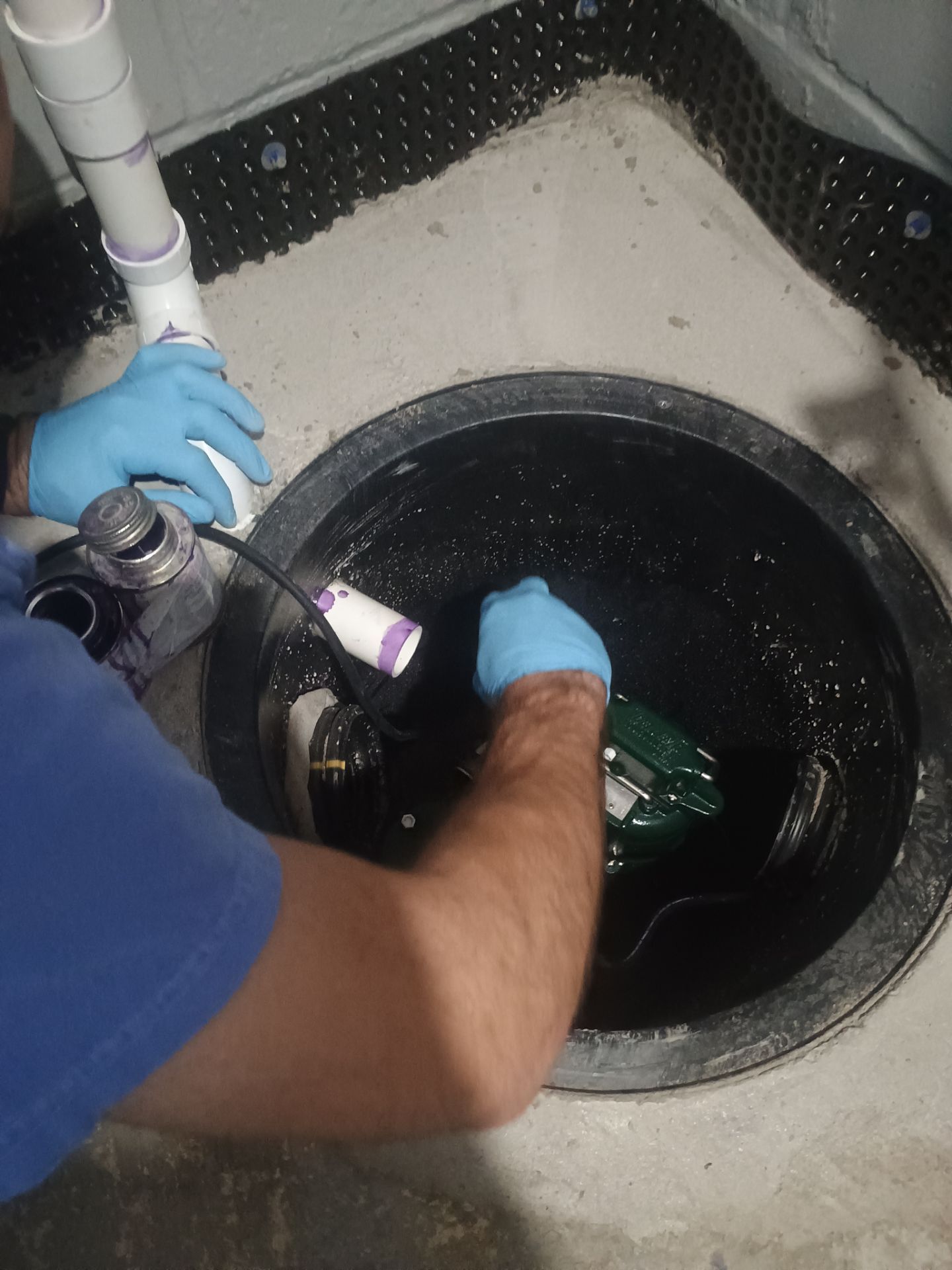 Drain Tile, Sump Pump & Buried Discharge in Columbia Heights by Waterproofing Northeast