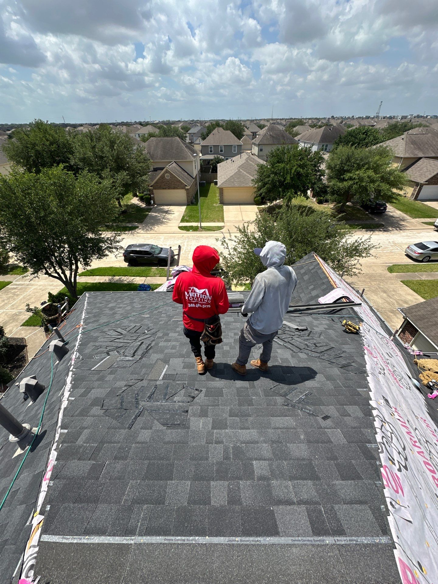 Project in Katy by Motion Roofing