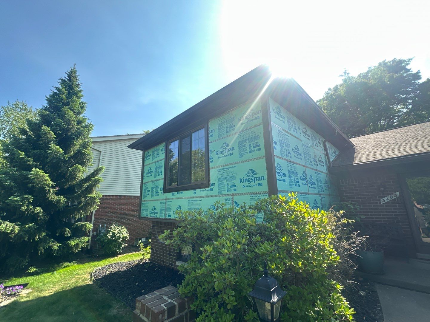 Siding Installation using Ascend 7" Composite Flagship Brown by 180 Contractors