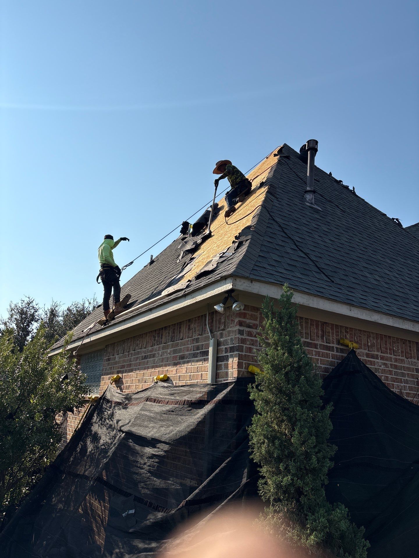 Southlake Texas Estate - Roof, Copper Awning and Gutter Project by First United Roofing & Construction