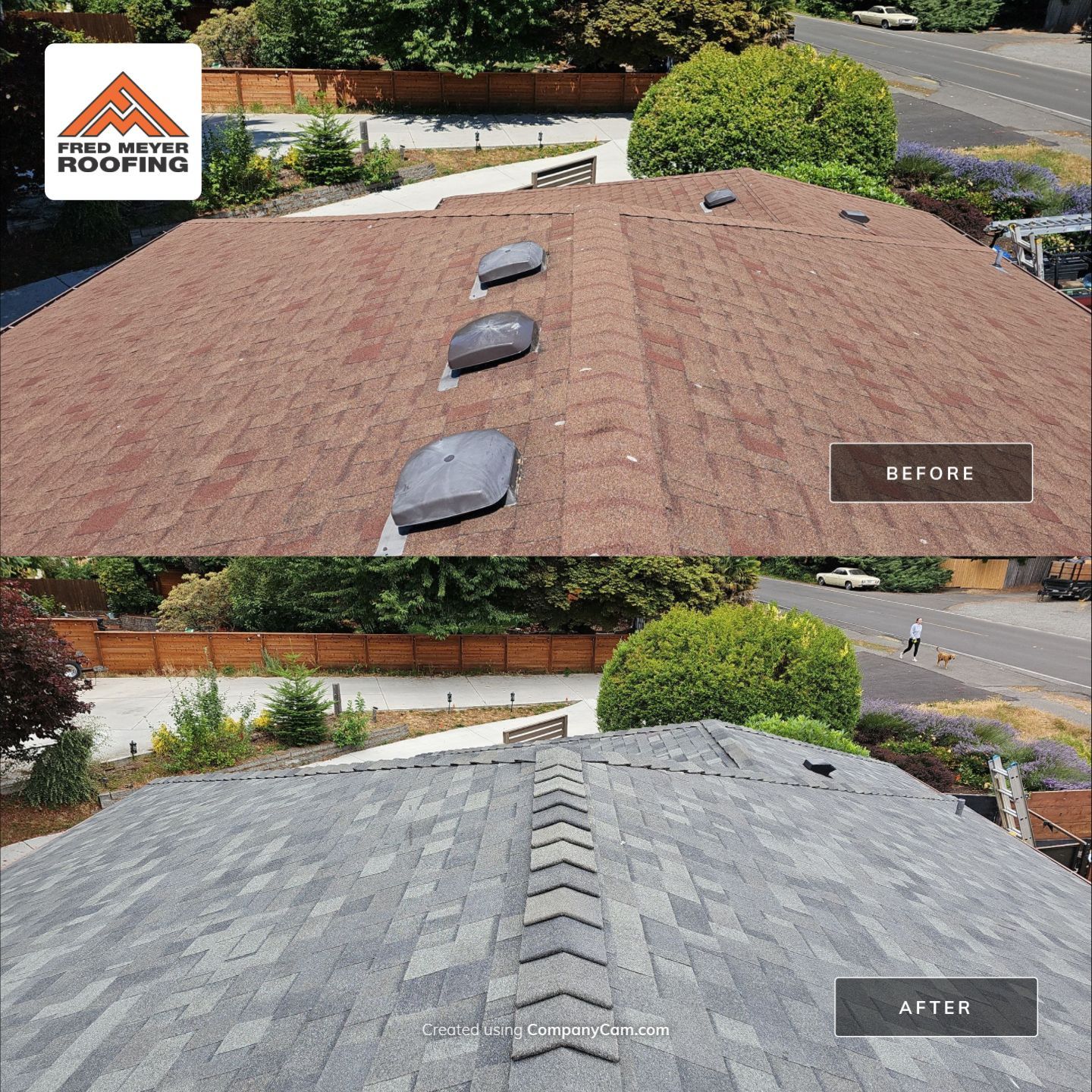 Roof Project in Seattle by Fred Meyer Roofing