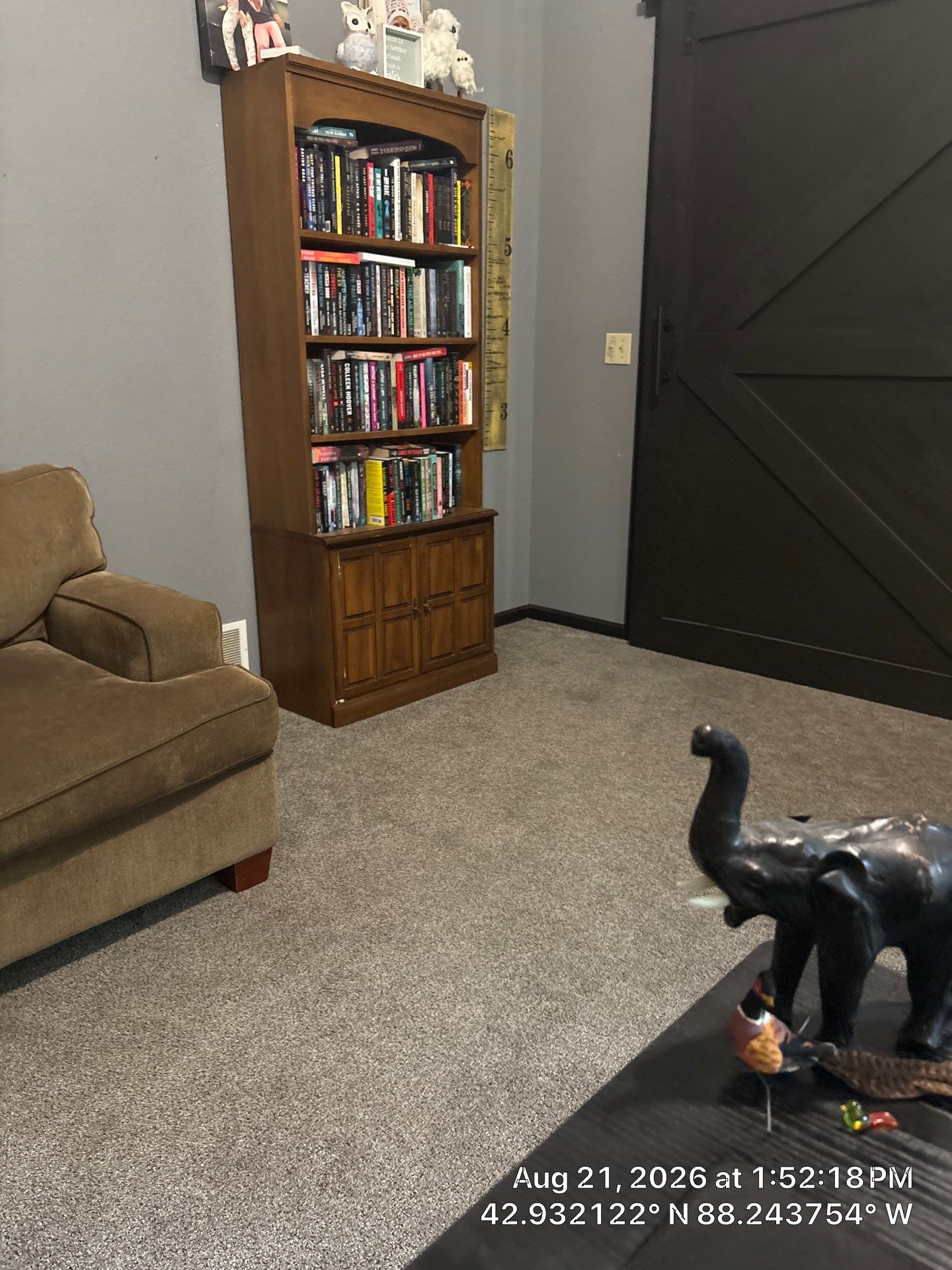 Custom Sliding Barn Door and Ceiling Fan Installation in Waukesha by CompanyCam Sales Demo