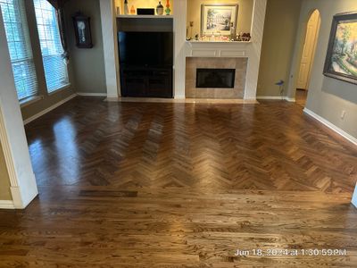 Long Herringbone in living rooms rock