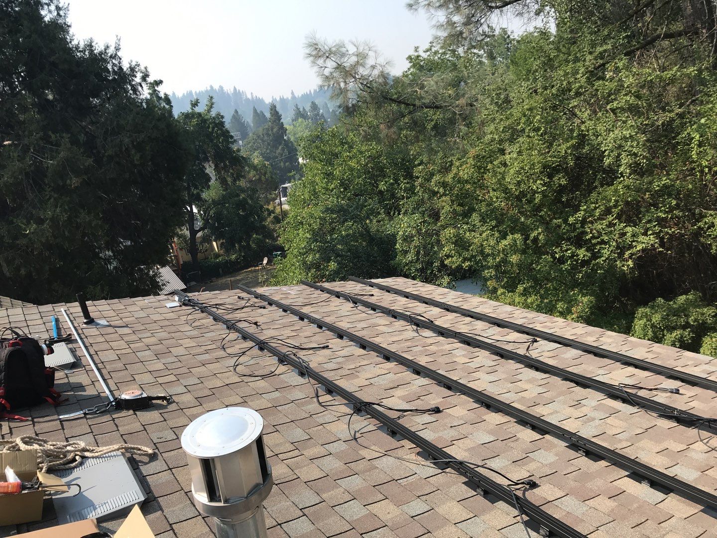 Solar powering this home by Byers Enterprises 