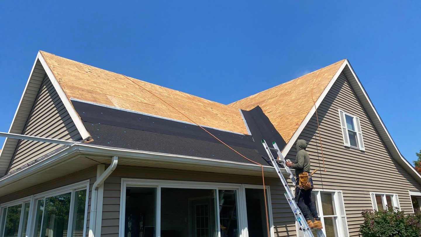Residential Roofing Installation using GAF Timberline HDZ Weathered Wood by Nitro Roofing and Construction