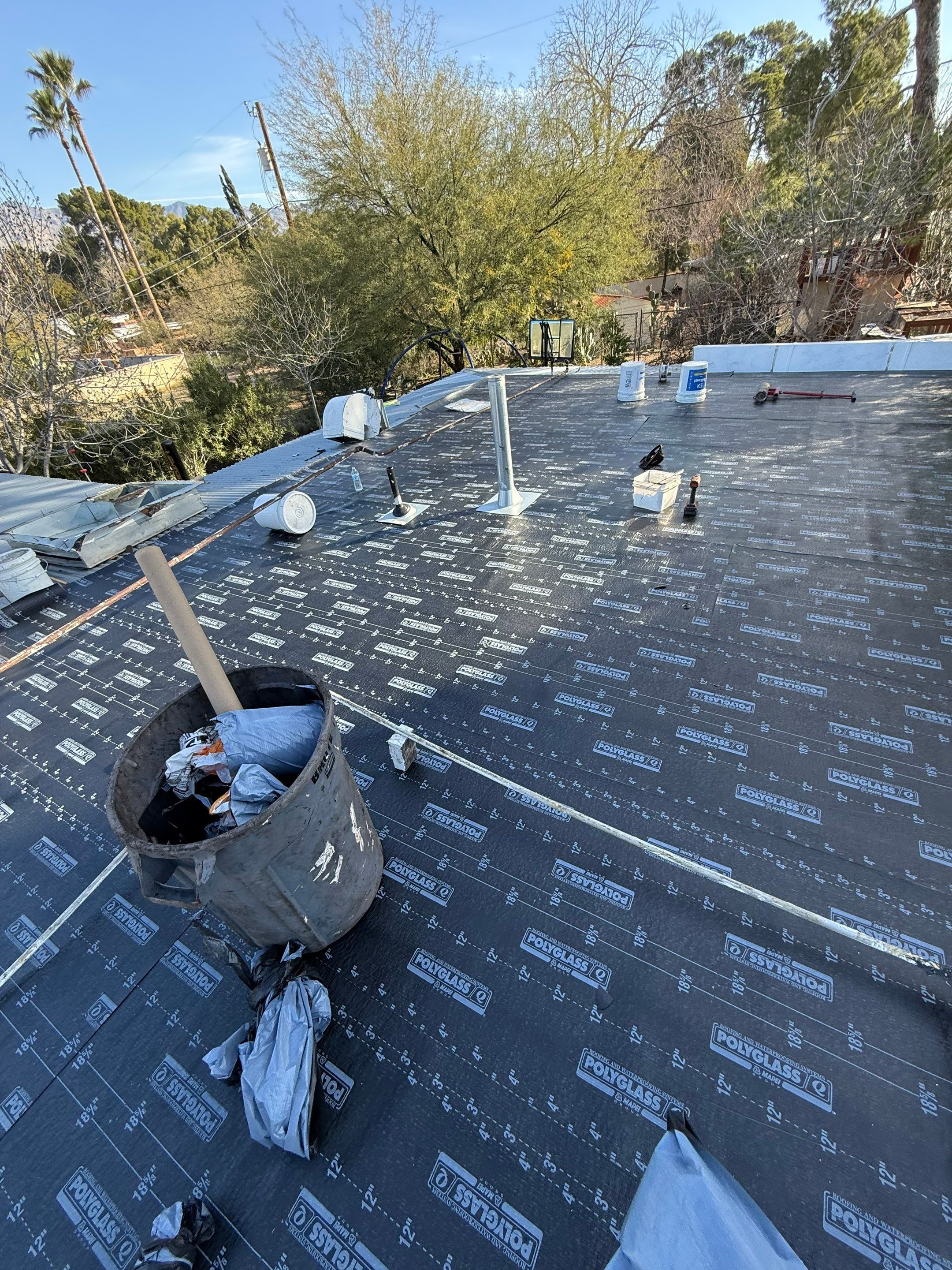 Project in Tucson by West Coast Roofing AZ