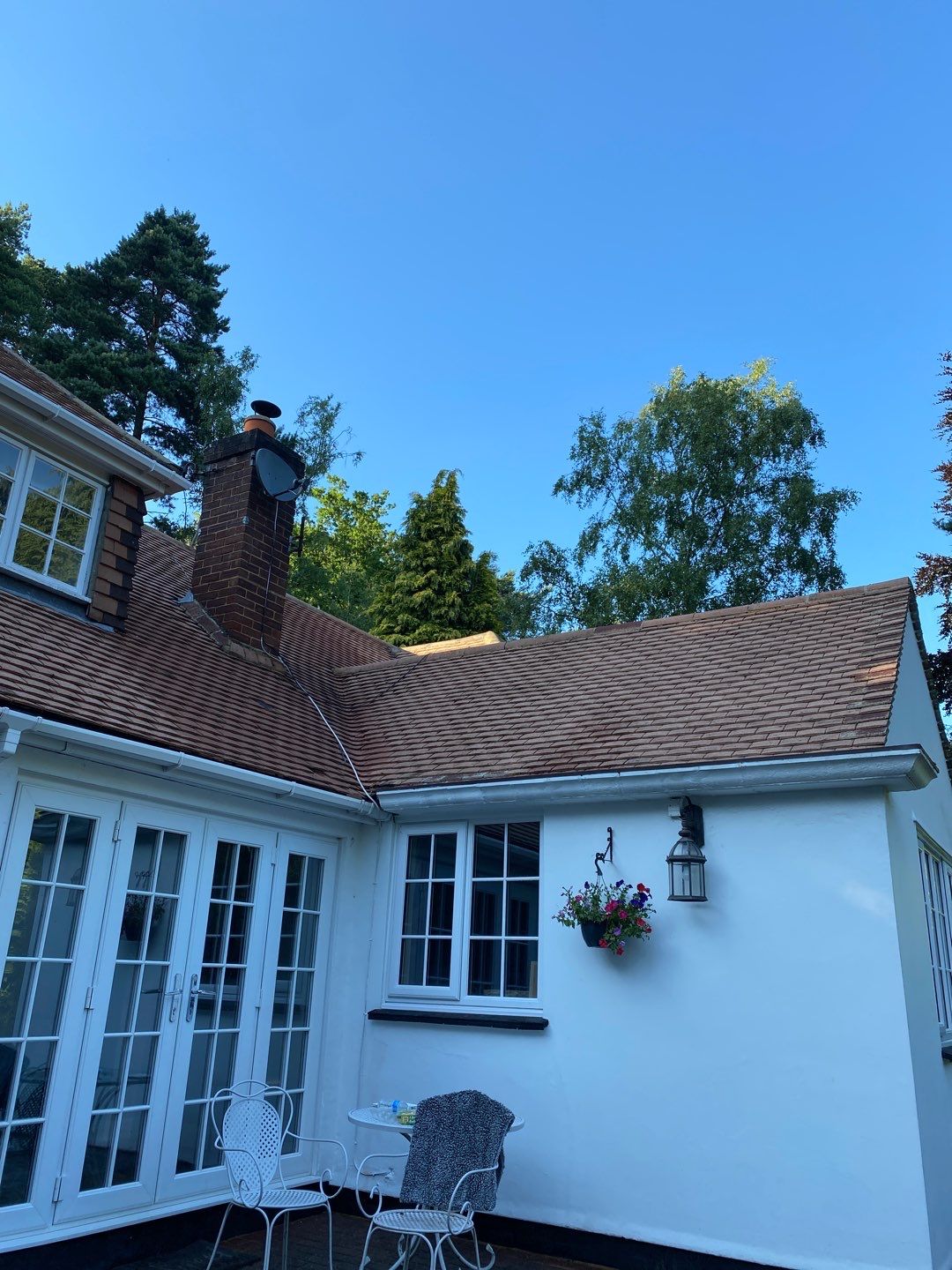 Roof Clean  - Moss Removal - Gutter Clean using Honda 15lpm Low Pressure Washing Machine by Ges Exterior Cleaning ltd