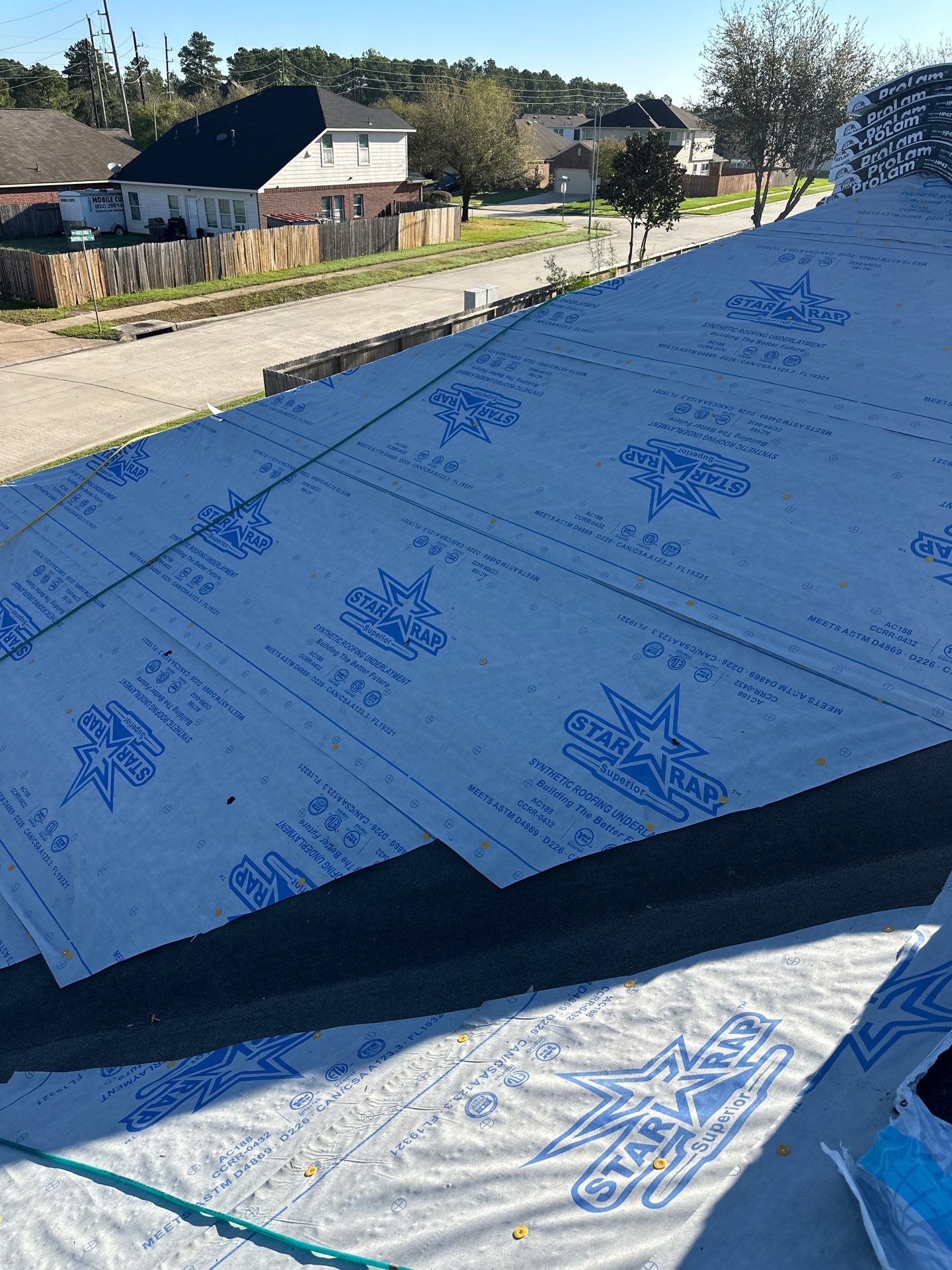 Project in Houston by Motion Roofing